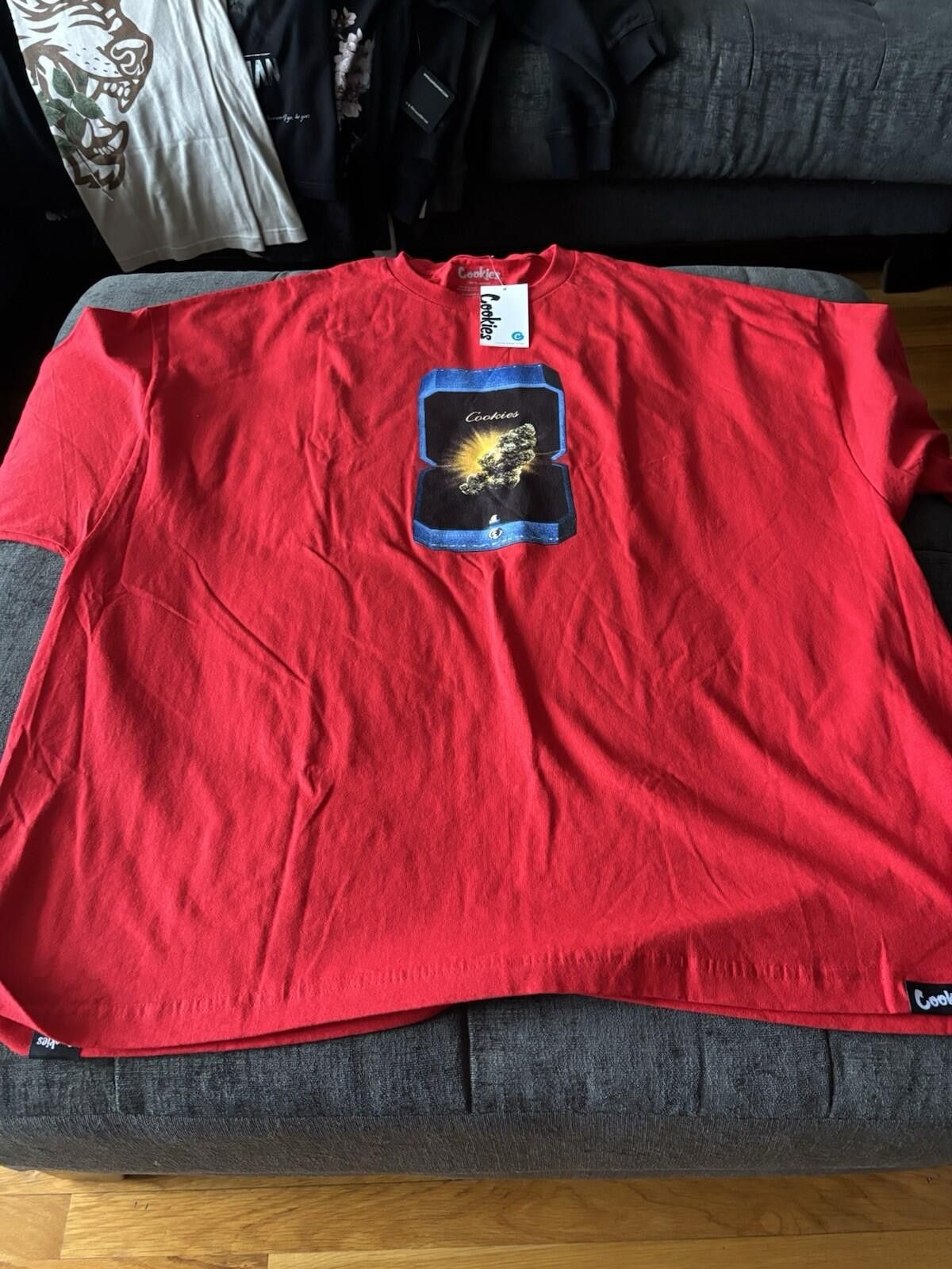 Cookies Cookies Red Long Sleeve Tee NWT Size US XXL / EU 58 / 5 - 2 Thumbnail