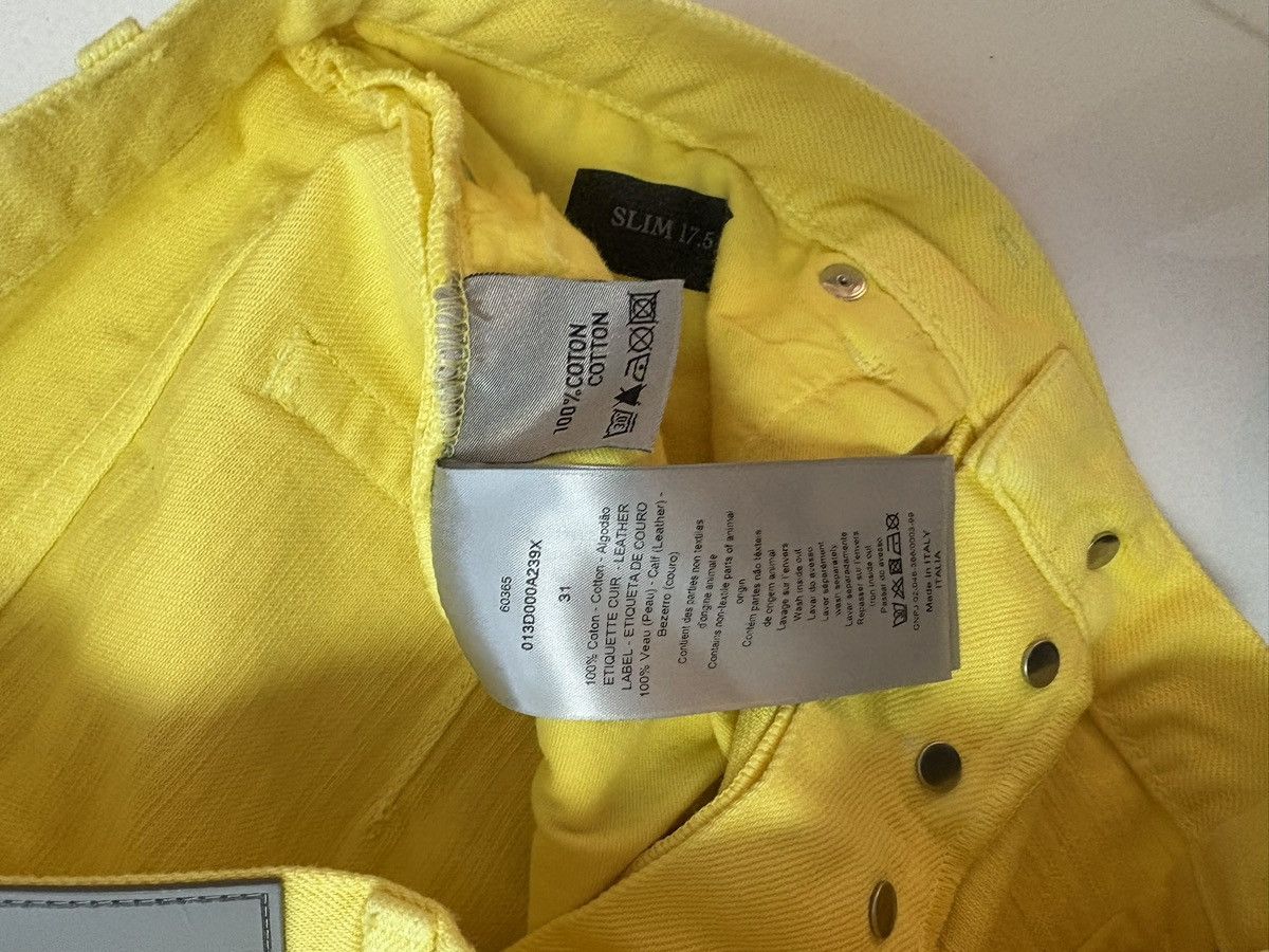 Dior DIOR SLIM-FIT JEANS "YELLOW" Size US 31 - 4 Thumbnail