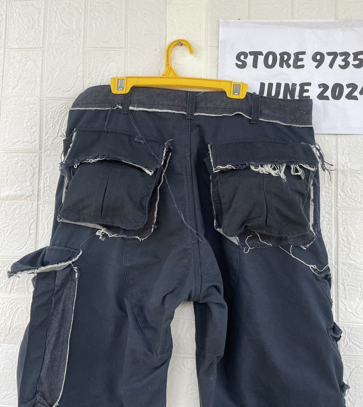 Japanese Brand Vintage Pacthwork Cargo Pant Size US 36 / EU 52 - 6 Thumbnail
