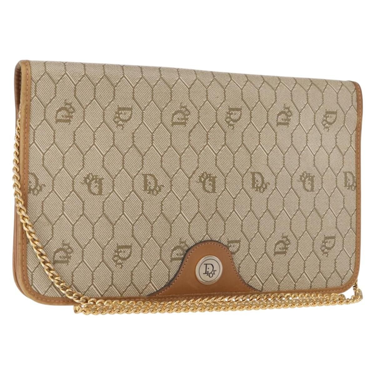Dior Christian Dior Vintage Honeycomb chain Canvas Size ONE SIZE - 1 Thumbnail