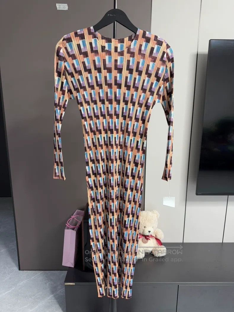 Issey Miyake Issey Miyake Mosaic Dress Size S / US 4 / IT 40 - 1 Thumbnail