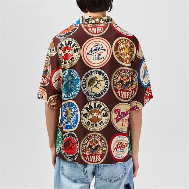 Amiri AMIRI Coasters Bowling Shirt Size US L / EU 52-54 / 3 - 4 Thumbnail