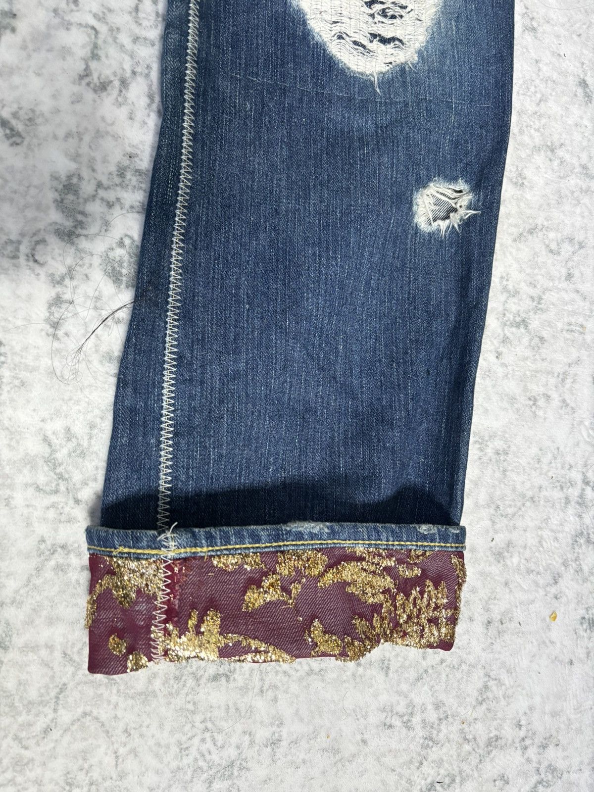 Number (N)ine Number Nine AW03 Kurt Cobain Denim Size US 30 / EU 46 - 4 Thumbnail