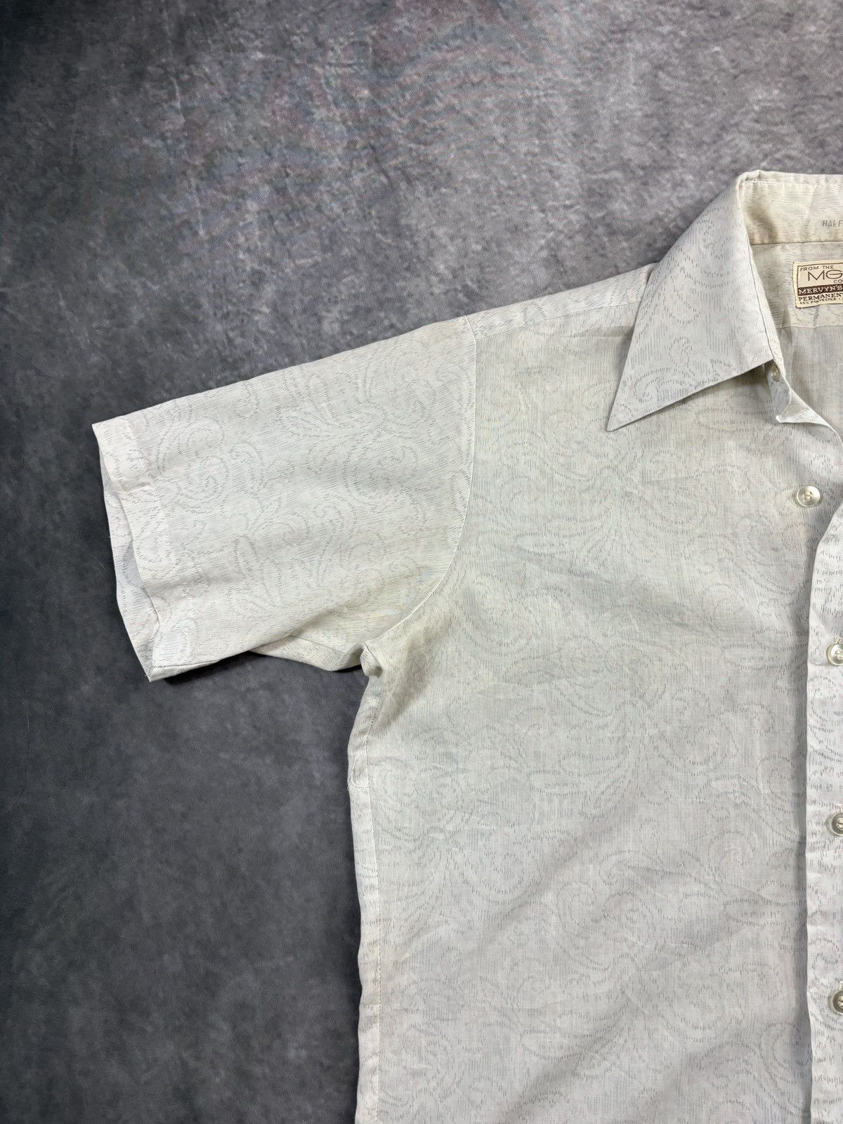 Vintage 1970s MGM Collection Vintage Shortsleeve Shirt Paisely Size US S / EU 44-46 / 1 - 9 Thumbnail