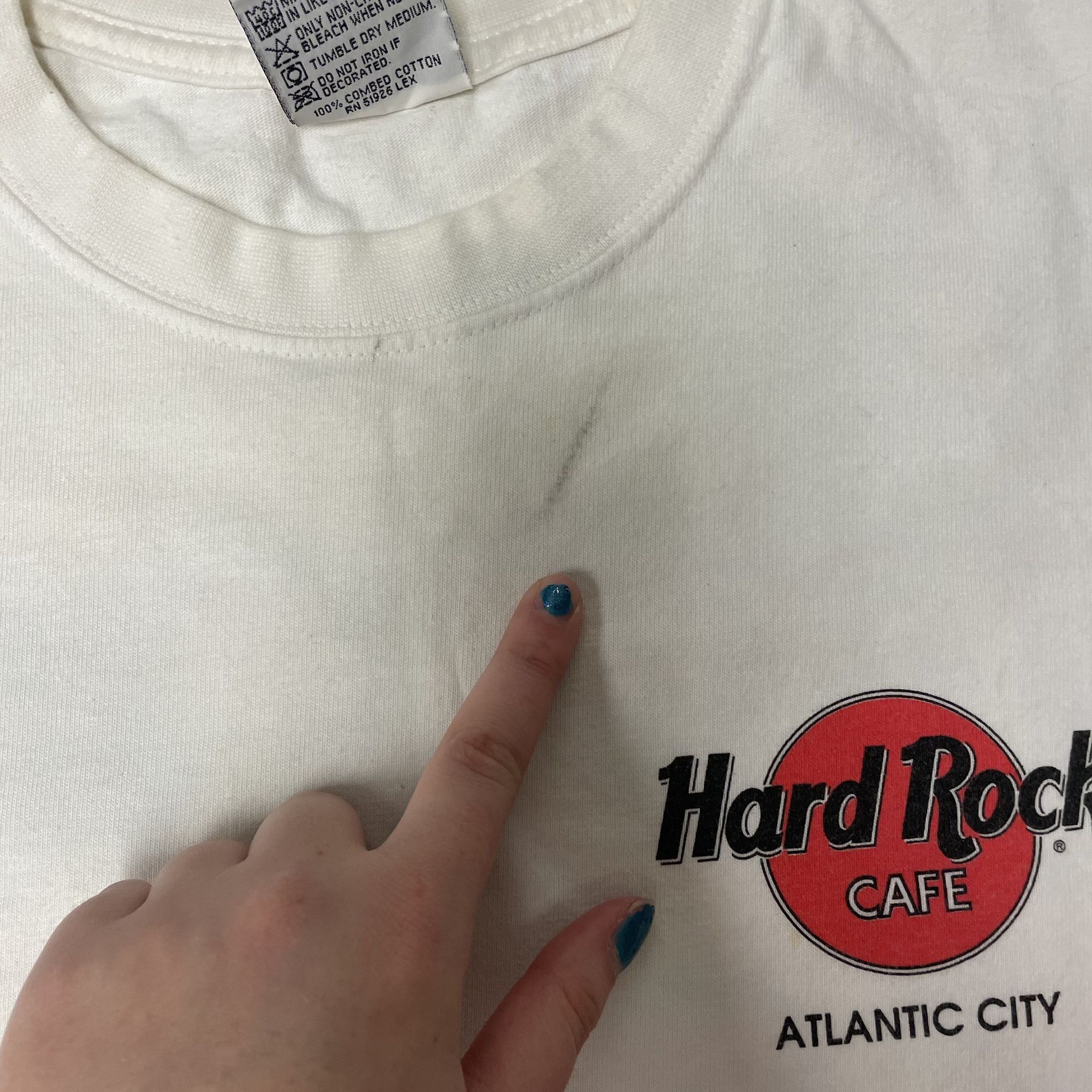 Hard Rock Cafe Vtg Hard Rock Cafe Atlantic City CASINO Graphic T Shirt Size US M / EU 48-50 / 2 - 10 Thumbnail