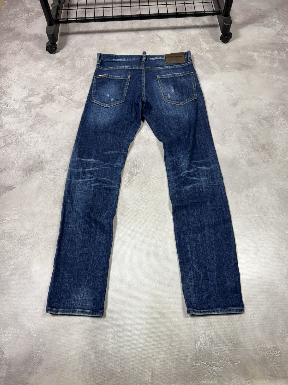Dsquared2 Dsquared2 Distressed Style Men's Skini Jeans Size US 31 - 2 Thumbnail
