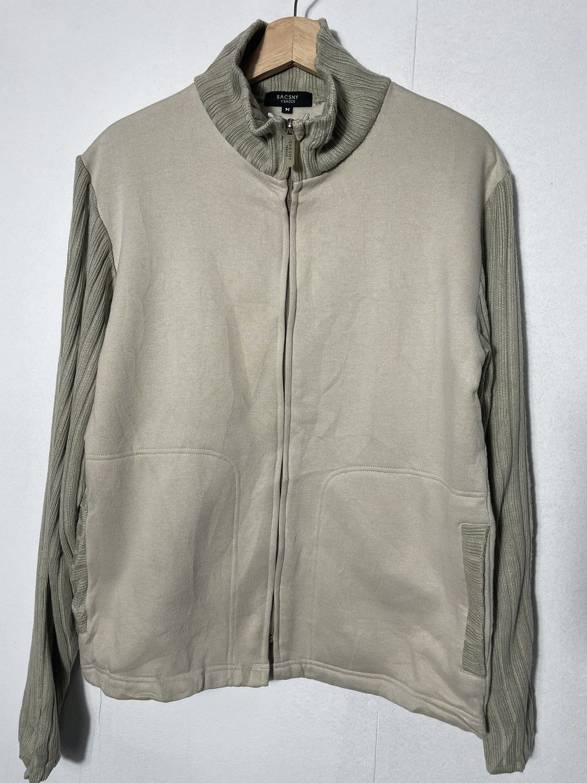 Yohji Yamamoto Vintage Y’S Sacsny Sweater with Zipper Size US M / EU 48-50 / 2 - 2 Thumbnail