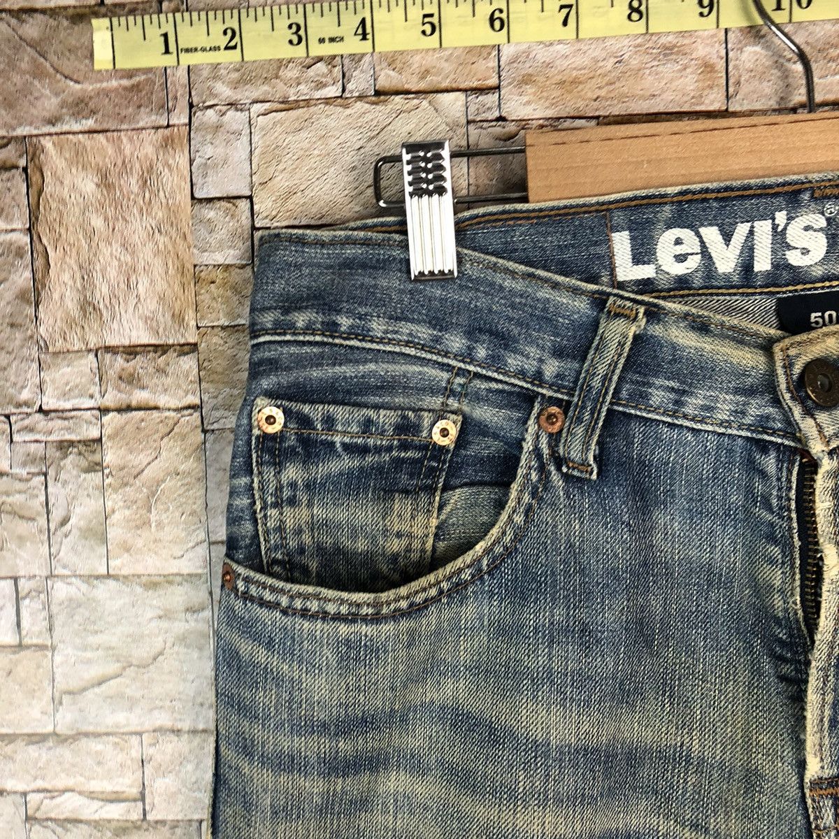 Levi's Levis 502 Blue Denim jeans Pants #A1036 Size US 31 - 8 Thumbnail