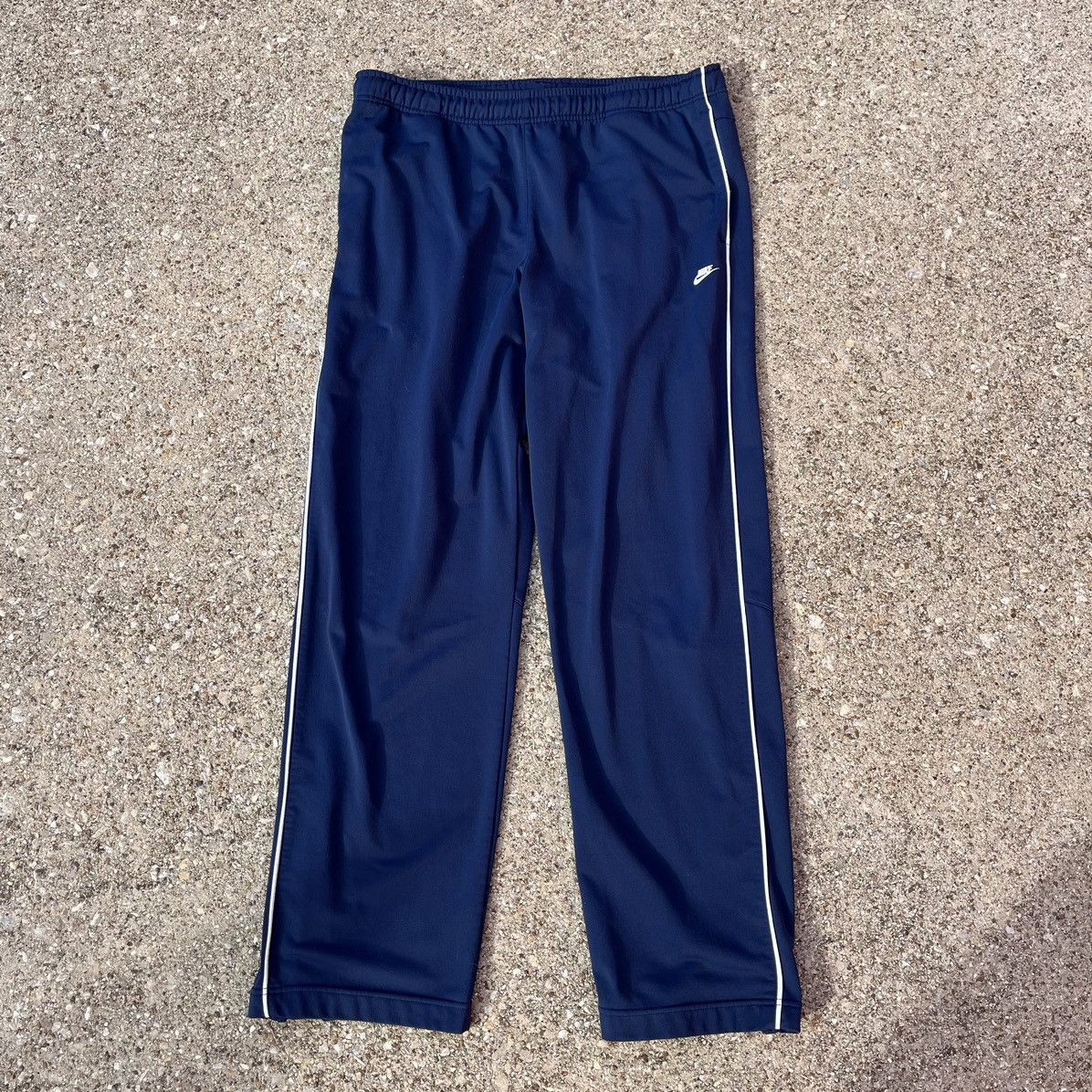 Nike × Vintage 2000s Casual Navy Nike Track Pants Size US 34 / EU 50 - 1 Thumbnail