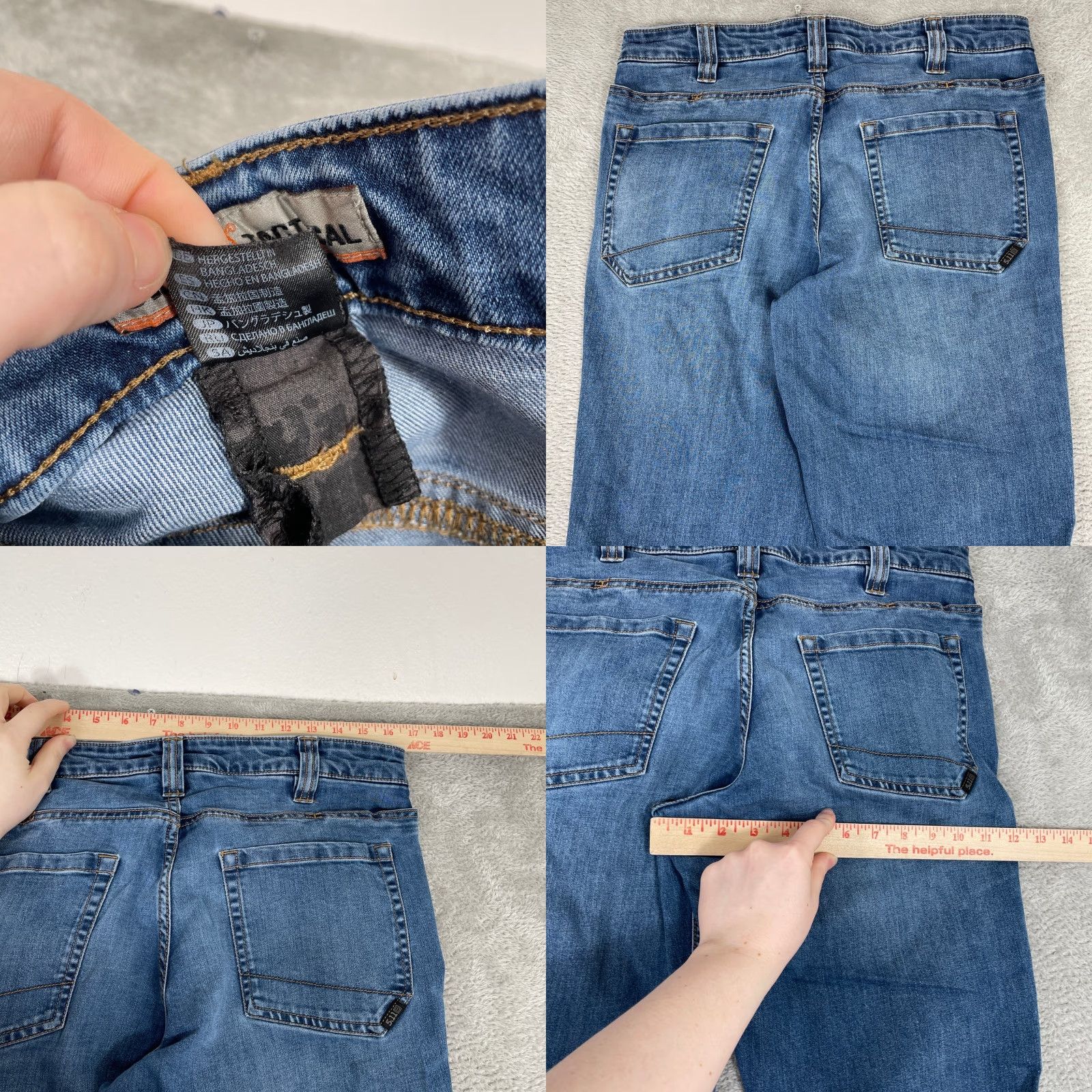 Vintage VINTAGE? No. 5.11 Tactical Jeans Mens 32x31 Blue Straight Leg Utility Workwear Denim Size US 32 / EU 48 - 8 Thumbnail