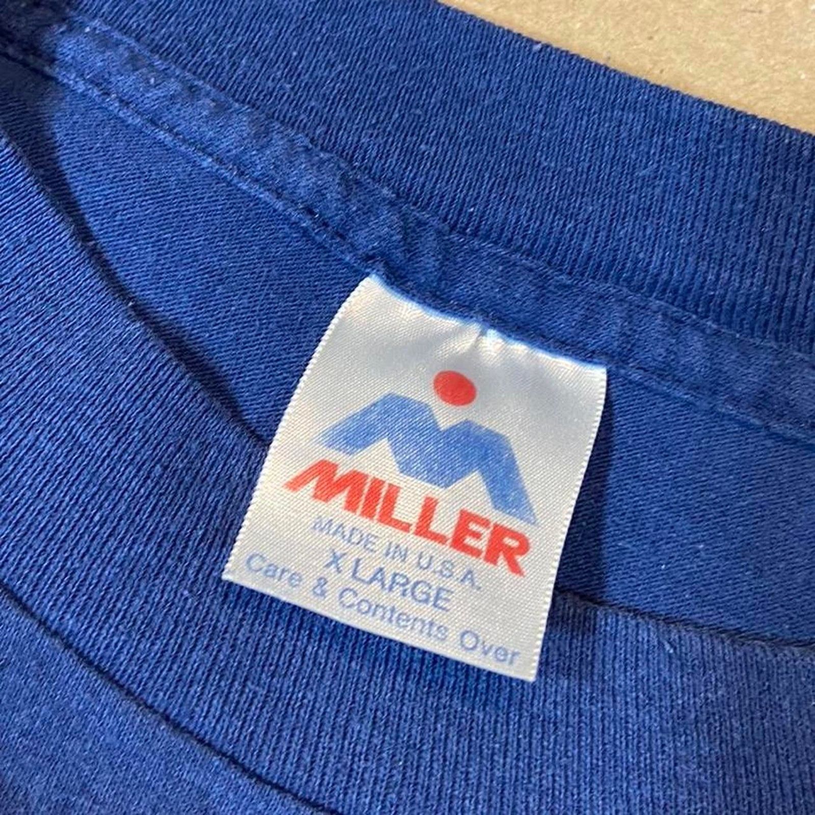 Fruit Of The Loom 90s navy single stitch lincoln Size US XL / EU 56 / 4 - 3 Thumbnail