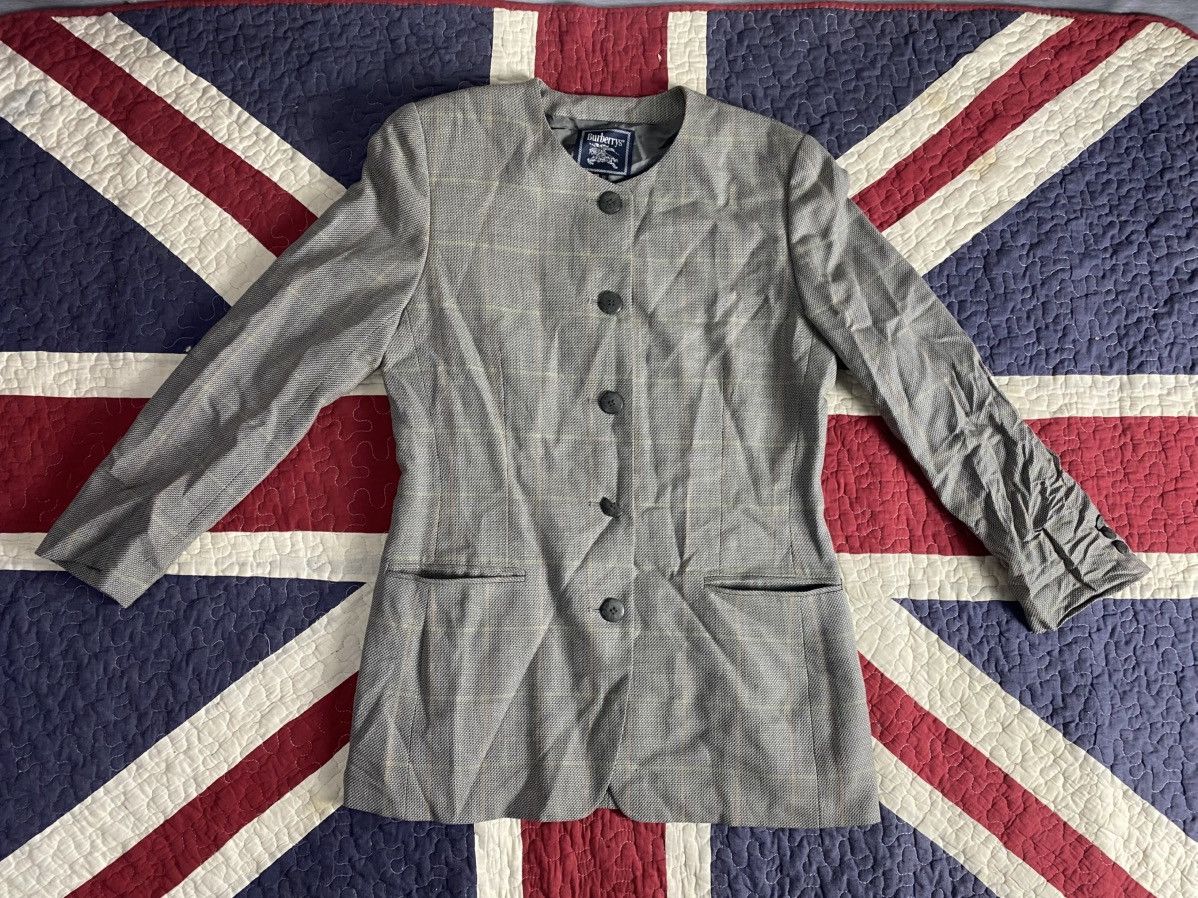 Burberry × Burberry Prorsum × Vintage Vintage Burberrys Wool Blend Tweed Jacket Size US M / EU 48-50 / 2 - 1 Thumbnail