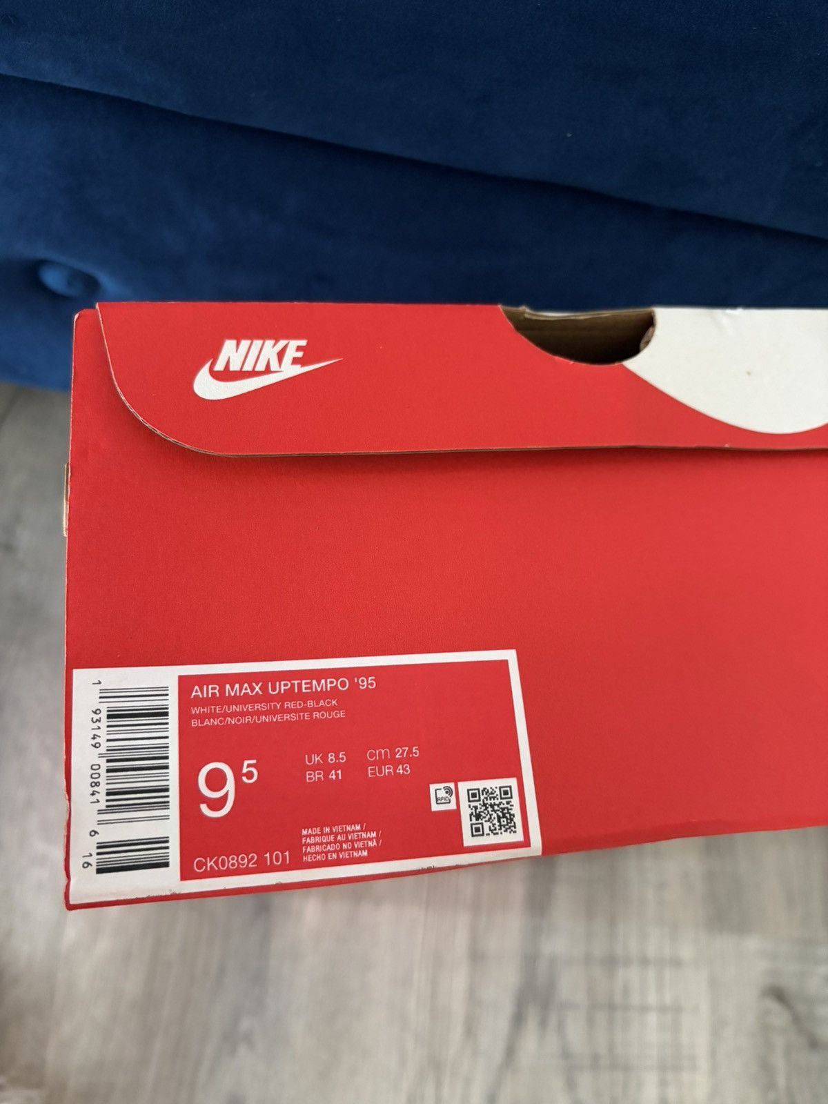 Nike AIR MAX UPTEMPO ‘95 Size US 9.5 / EU 42-43 - 7 Thumbnail
