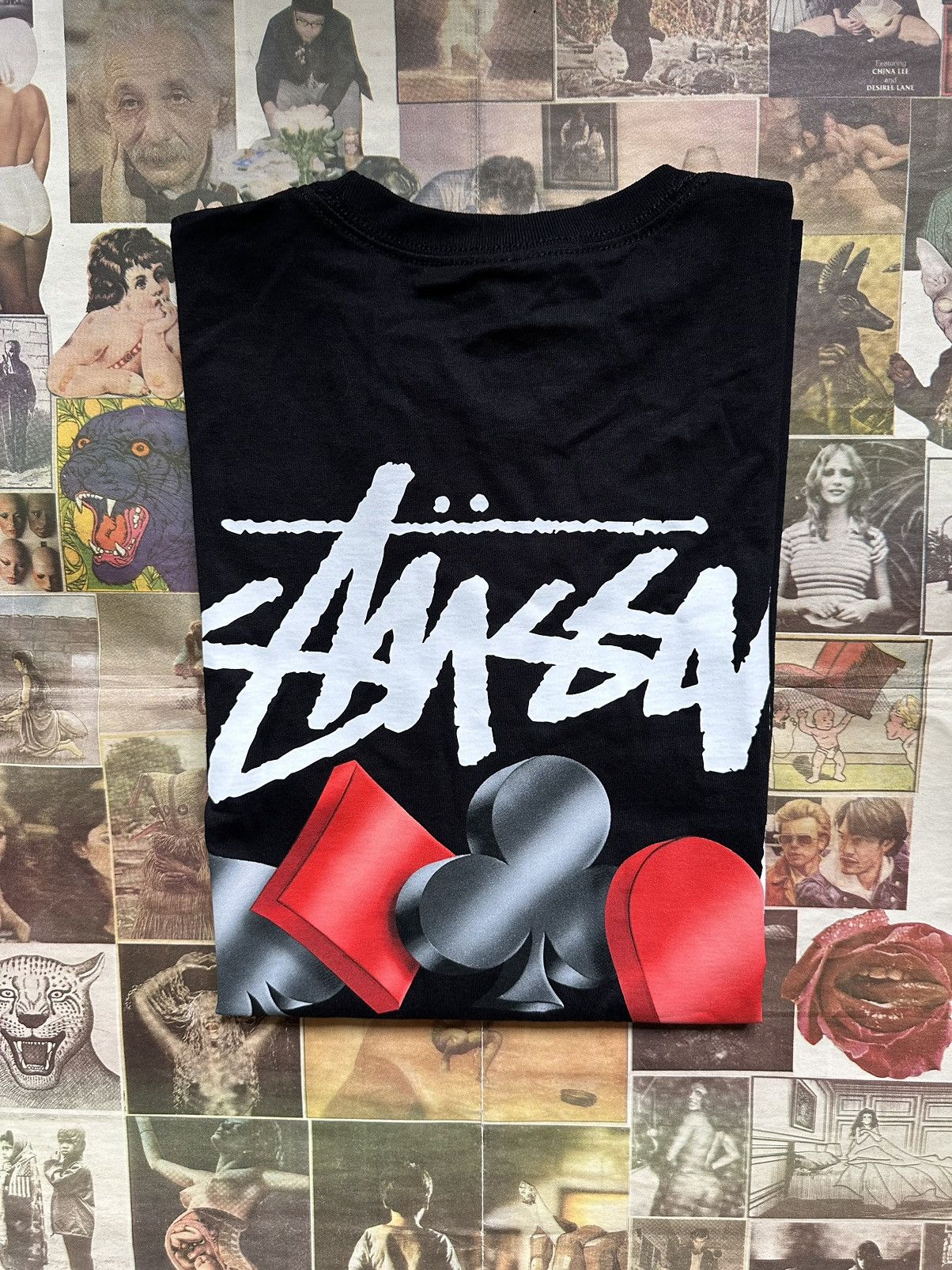 STUSSY SUITS TEE SS23 BLACK