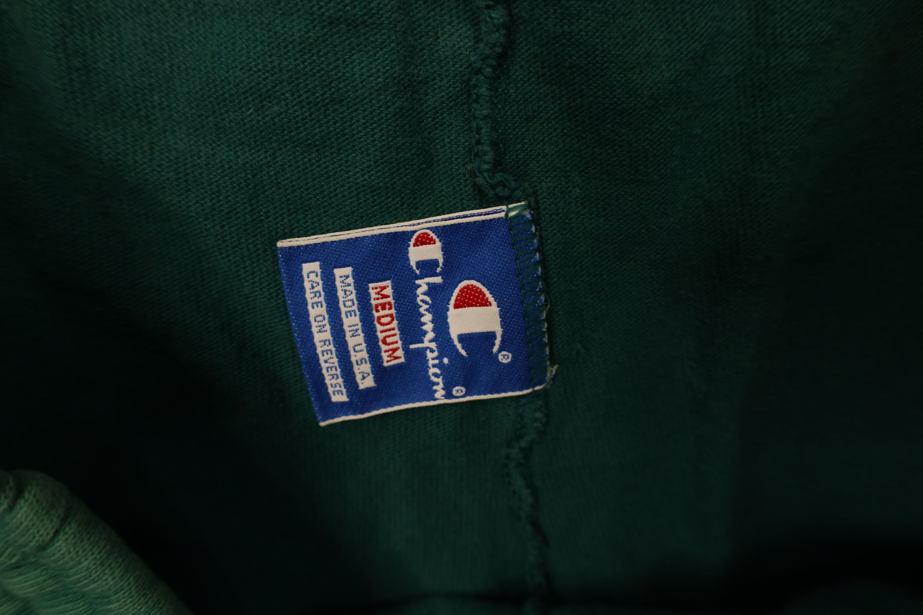 Champion Vintage 90s Champion Above Knee Shorts Green Cotton USA Size US 32 / EU 48 - 9 Thumbnail
