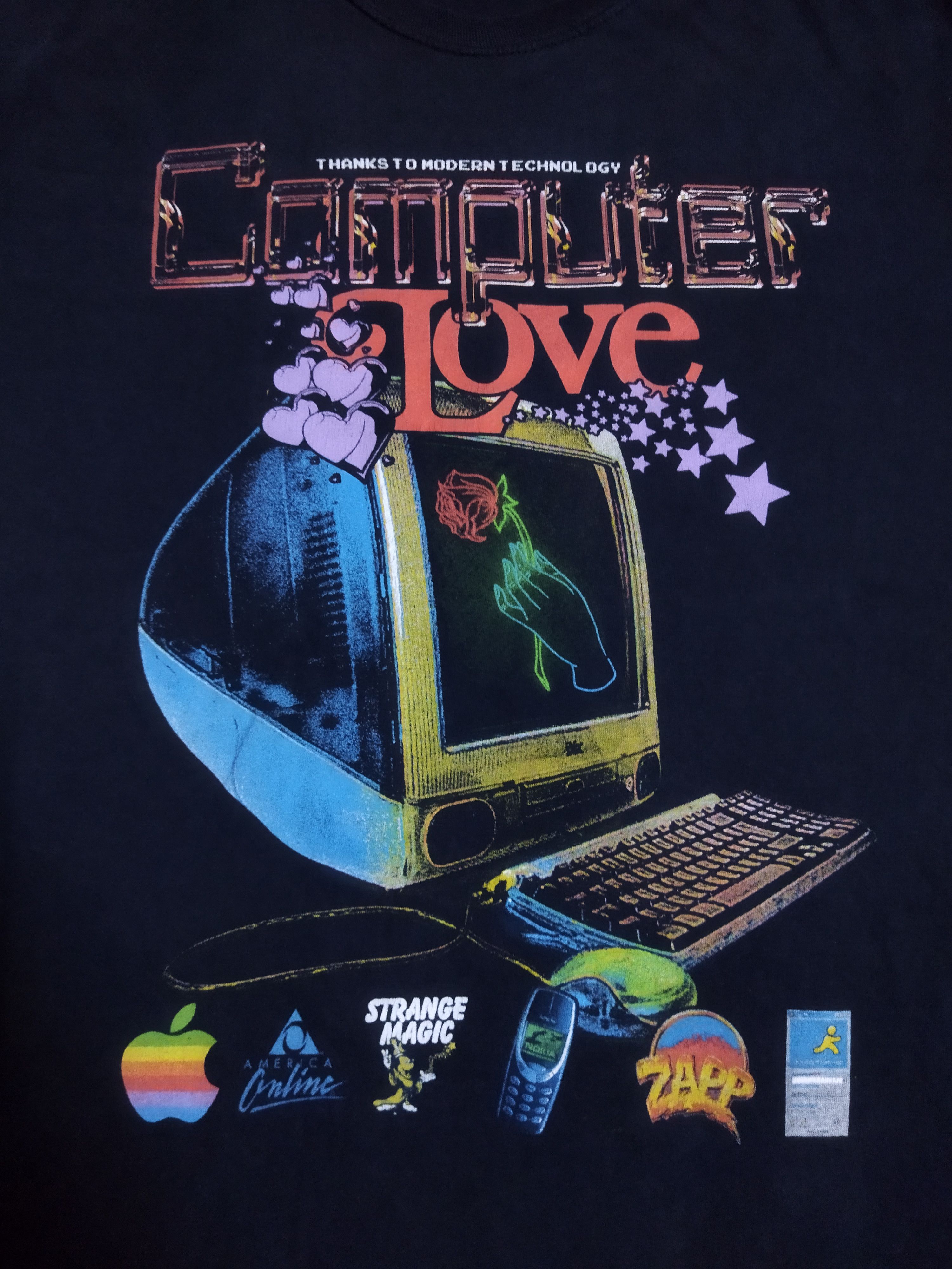 Vintage Vintage Apple iMac X Nokia Tee Size US XL / EU 56 / 4 - 3 Thumbnail
