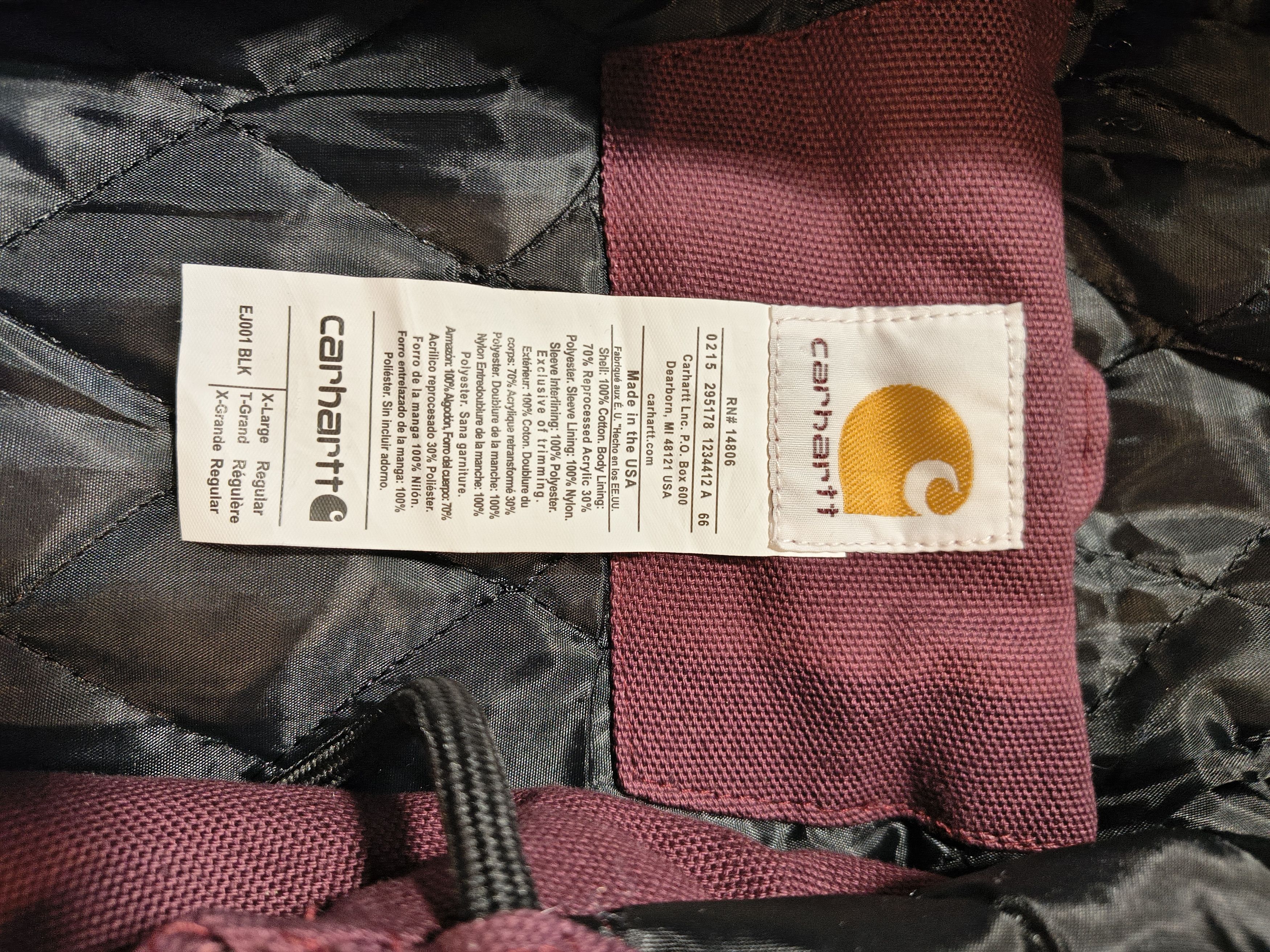 Carhartt Carhartt Active Jacket, Size US XL / EU 56 / 4 - 5 Thumbnail