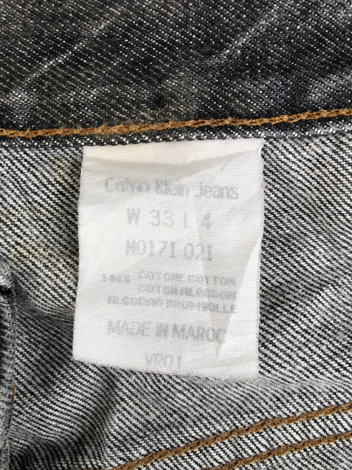 Calvin Klein Calvin Klein Distressed Jeans Slim Fit Size US 33 - 19 Thumbnail