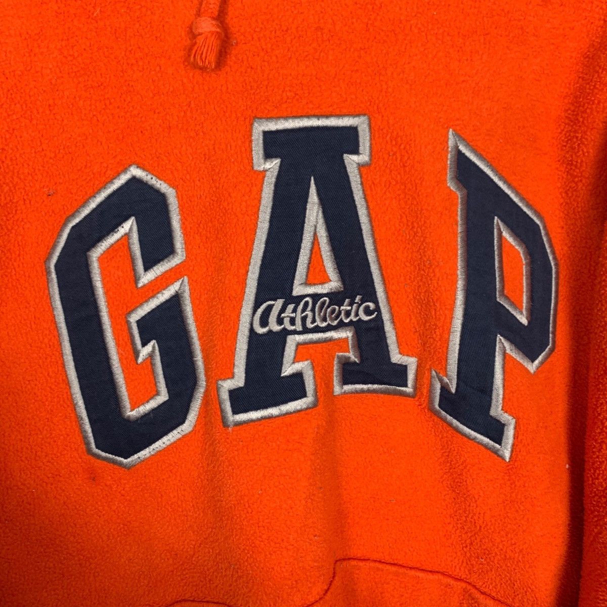 Gap GAP Big Logo Pullover Fleece Orange Hoodies #1596-C71 Size US L / EU 52-54 / 3 - 10 Thumbnail