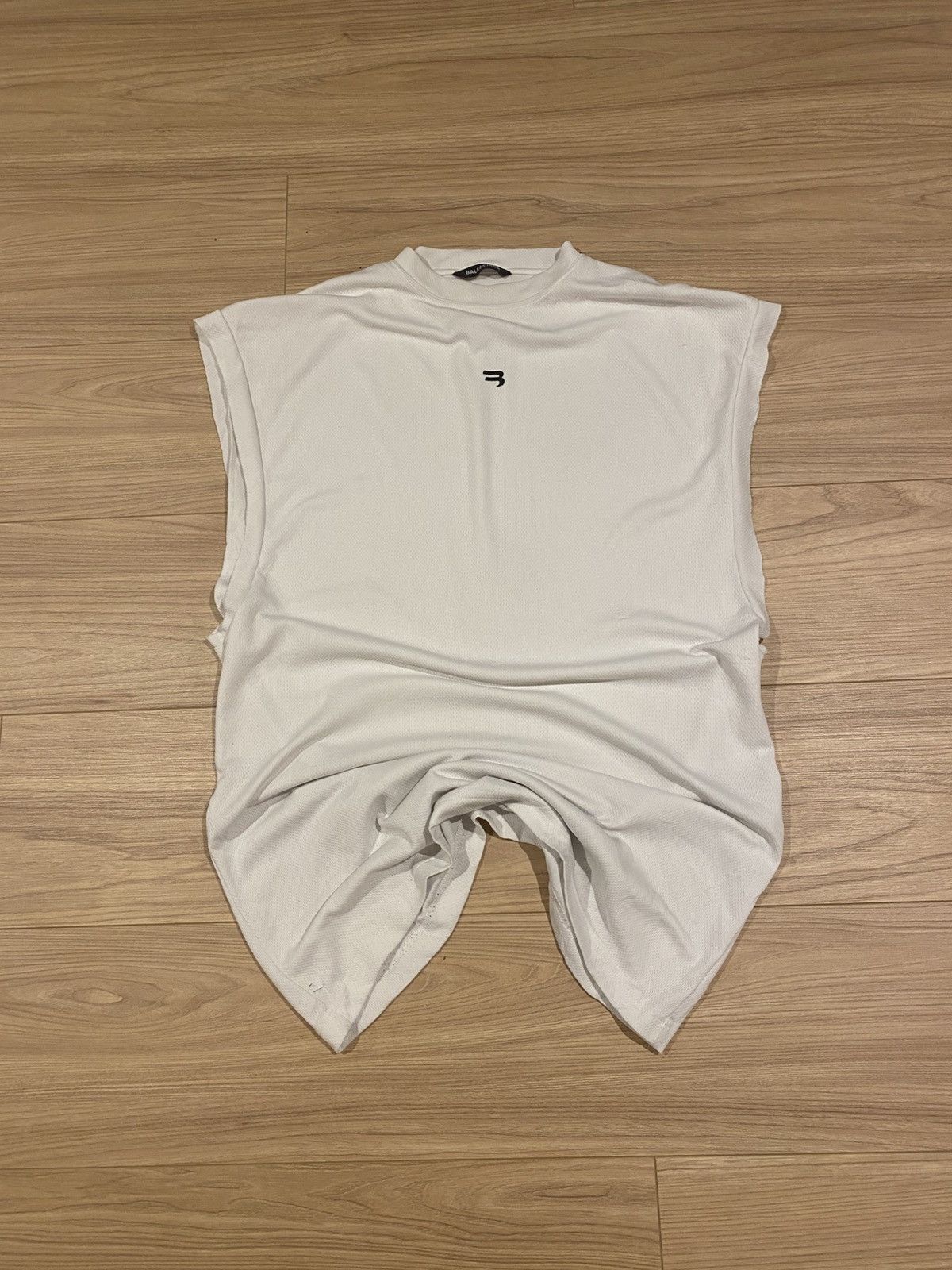 Balenciaga Sleeveless mesh top