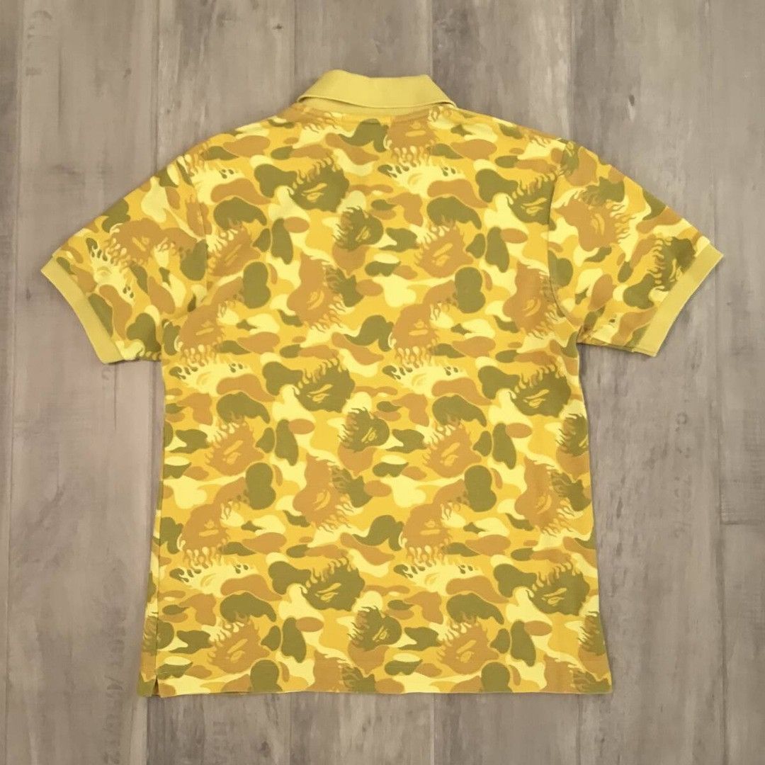 Bape × Nigo BAPE Yellow Fire camo polo shirt a bathing ape flame NIGO Size US S / EU 44-46 / 1 - 2 Thumbnail