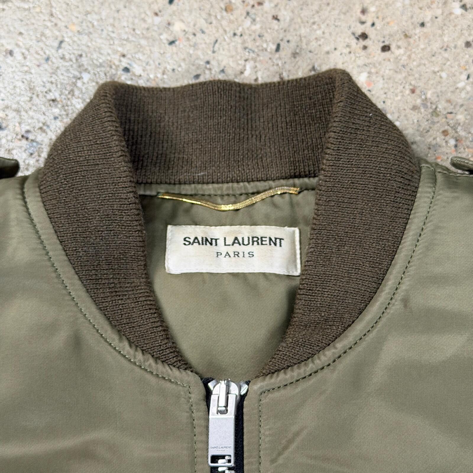 Saint Laurent Paris Saint Laurent Bomber Jacket Size US XS / EU 42 / 0 - 6 Thumbnail