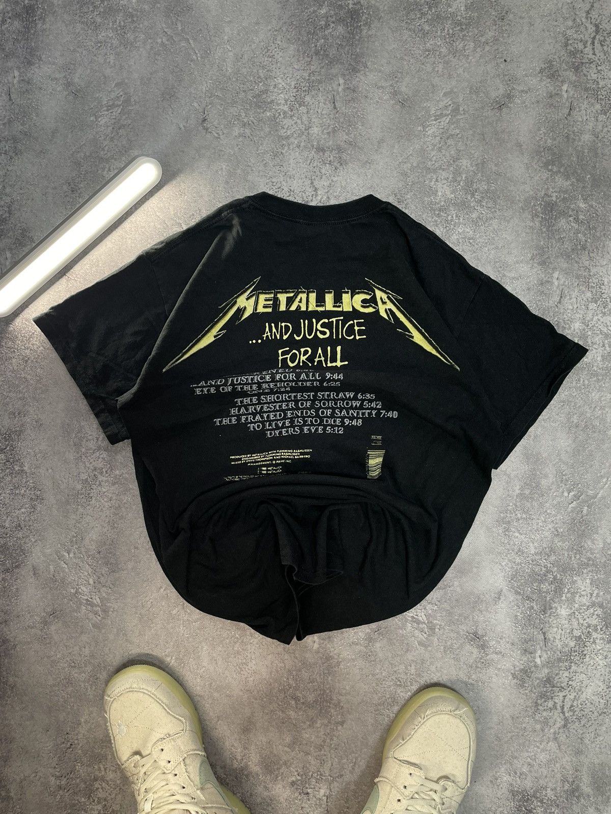 Band Tees Vtg Metallica …And Justice for All Pushead Graphic Tee Size US M / EU 48-50 / 2 - 8 Thumbnail