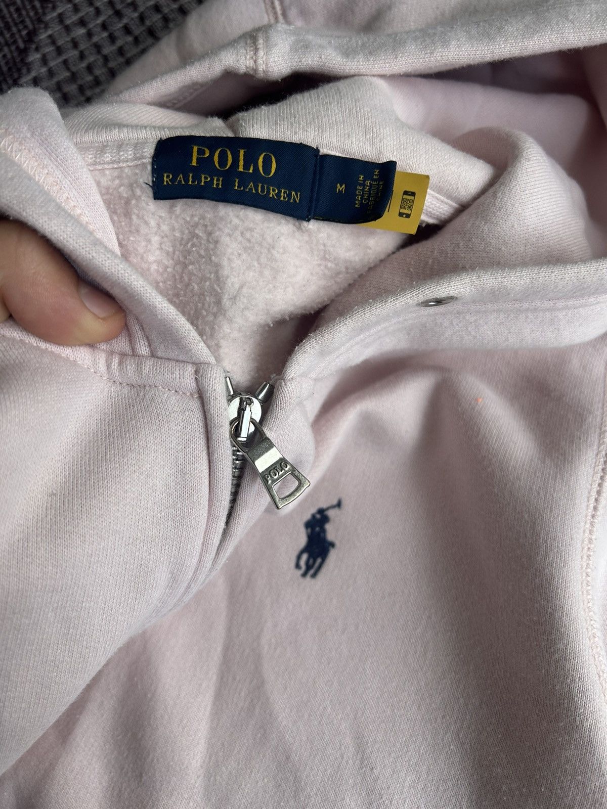 Polo Ralph Lauren Polo Ralph Lauren Zip Pink Hoodie Unisex Streetwear Size M Size US M / EU 48-50 / 2 - 7 Thumbnail