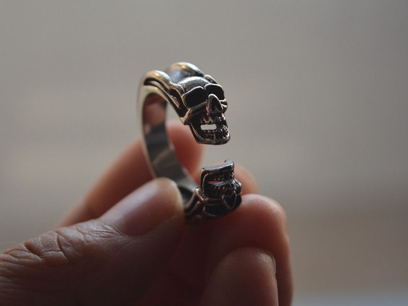Jewelry Skull Matchless Jewelry Rings Chrome Ring (Size 7-13) Size ONE SIZE - 3 Thumbnail