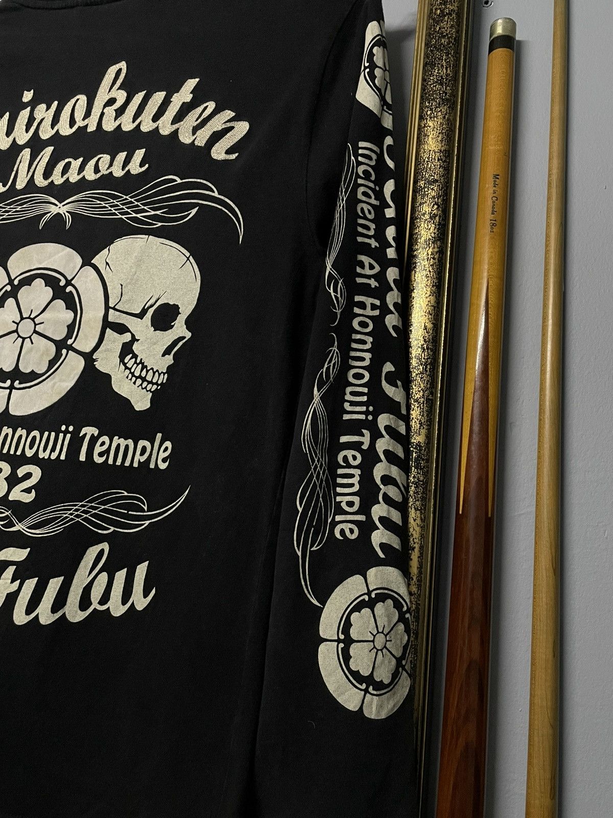 Beauty Beast Vintage Og Designer Japan Infinity Sukajan Skull Longsleeve Size US M / EU 48-50 / 2 - 6 Thumbnail