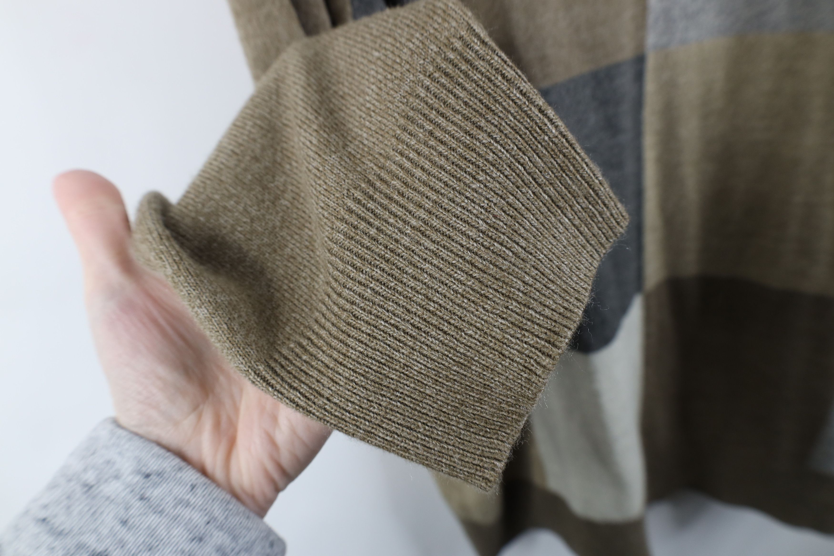 Vintage Vintage 90s Streetwear Patchwork Knit Crewneck Sweater Size US XXL / EU 58 / 5 - 7 Thumbnail