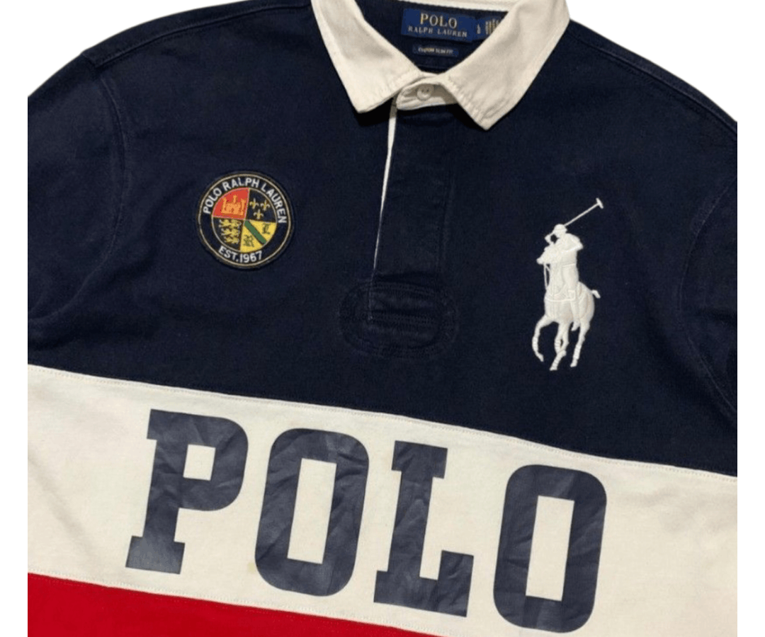 Polo Ralph Lauren Polo Ralph Lauren Cookie Patch Big Pony Rugby Polo Shirt Size US L / EU 52-54 / 3 - 2 Thumbnail