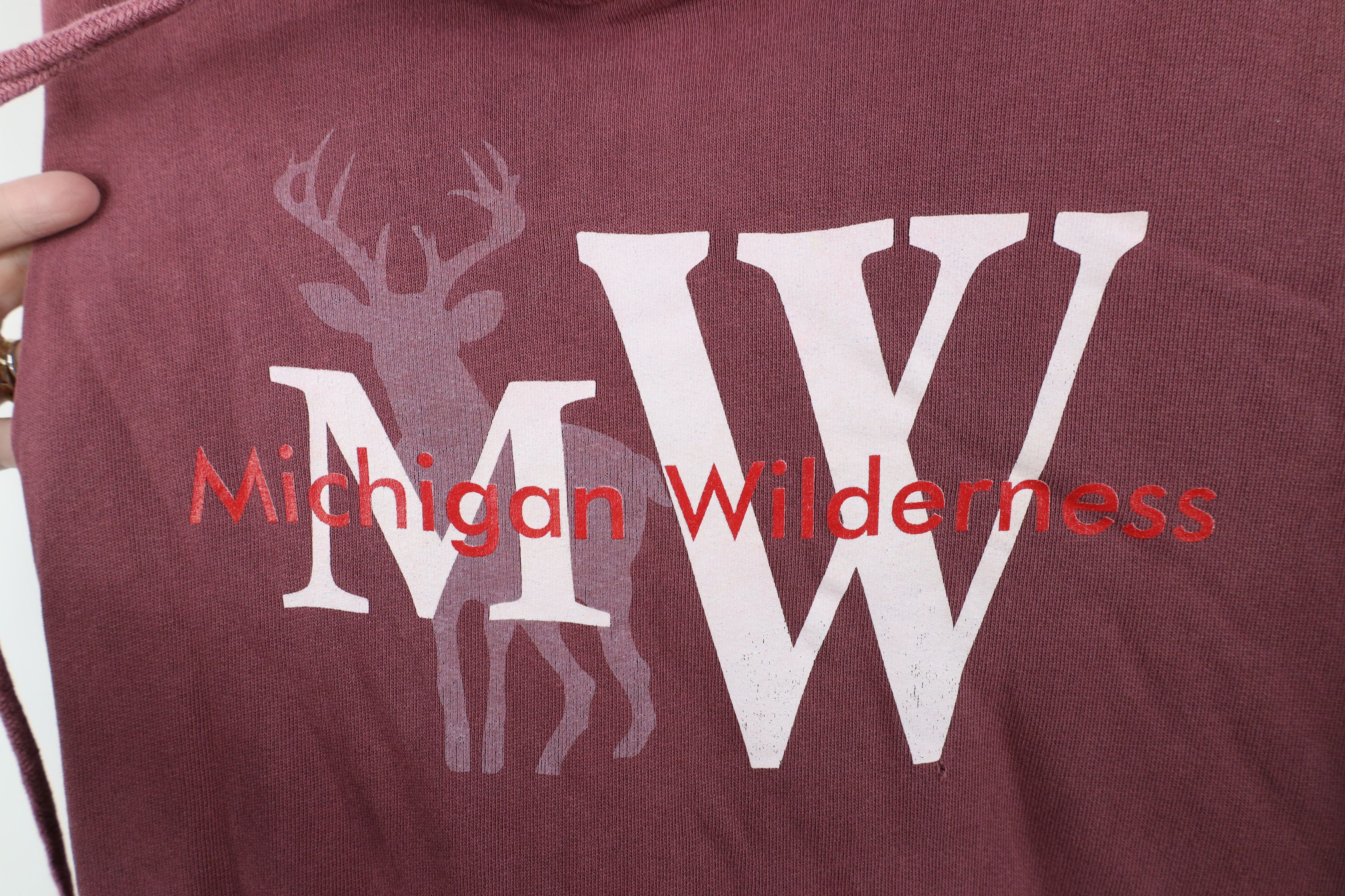 Vintage Vtg 90s Y2K Streetwear Pigment Michigan Wilderness Hoodie Size US M / EU 48-50 / 2 - 4 Thumbnail