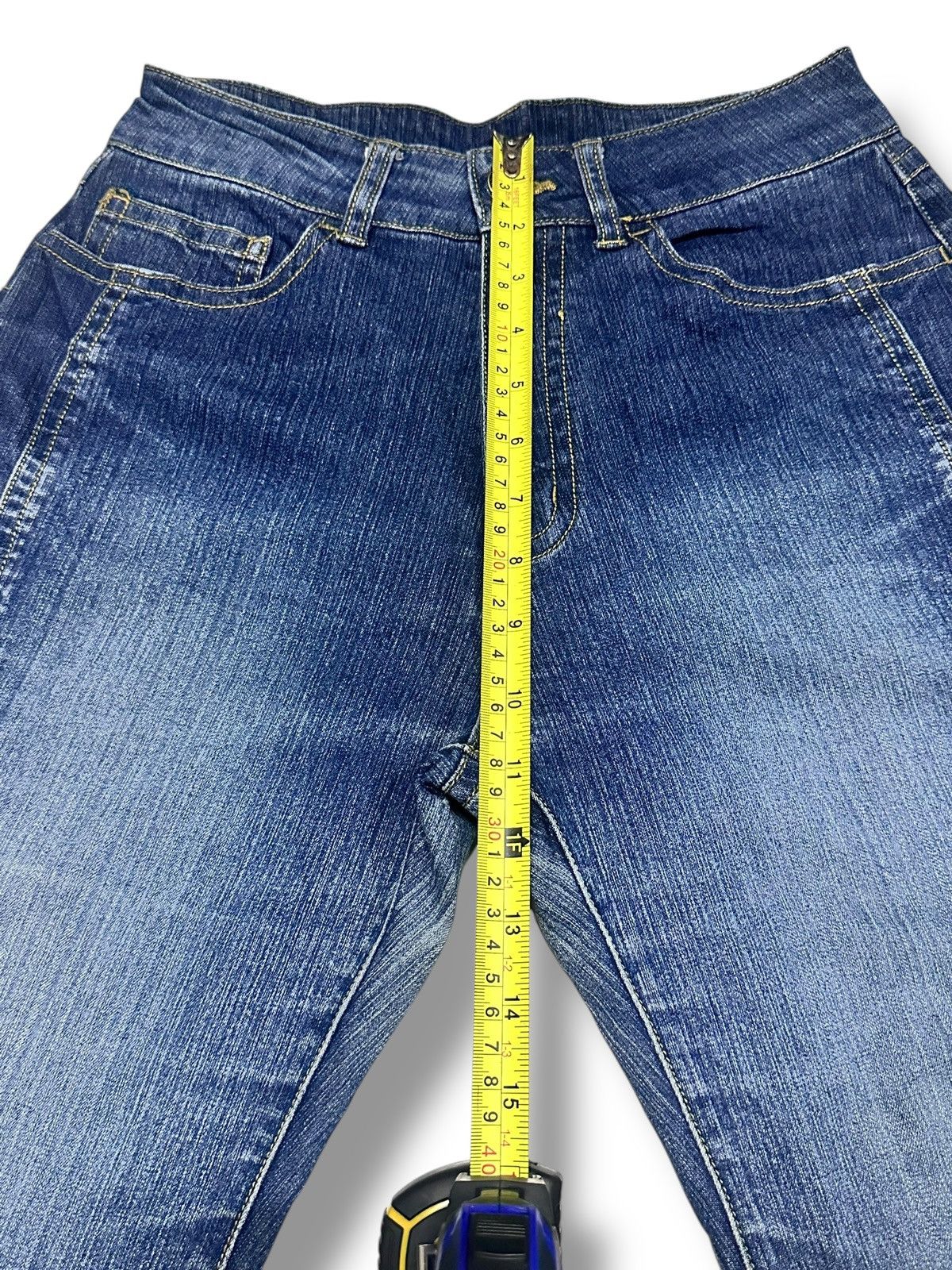 Japanese Brand Bootcut Style With Faded Wash and Thunder Striked Size US 28 / EU 44 - 14 Thumbnail