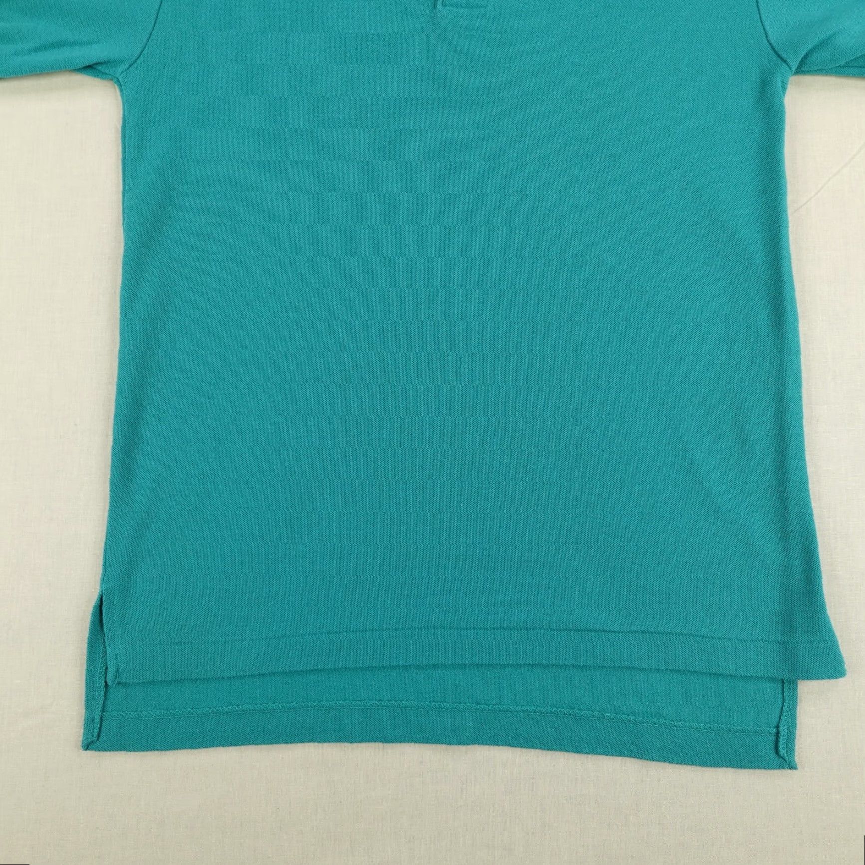 Levi's VINTAGE Levis Polo Shirt Small Mens Blue Teal Short Sleeve Logo Rugby 90s 1991 Size US S / EU 44-46 / 1 - 3 Thumbnail