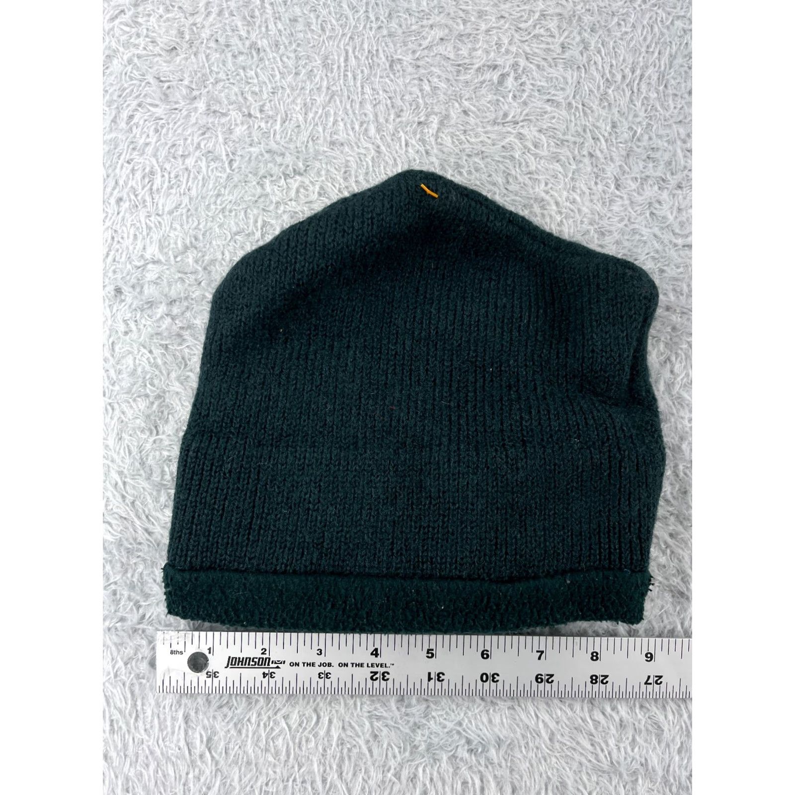 Vintage Meister Beanie Hat Adult One Size Green Wool Knit Striped Winter Ski Casual Travel Hats Mens Size ONE SIZE - 3 Thumbnail