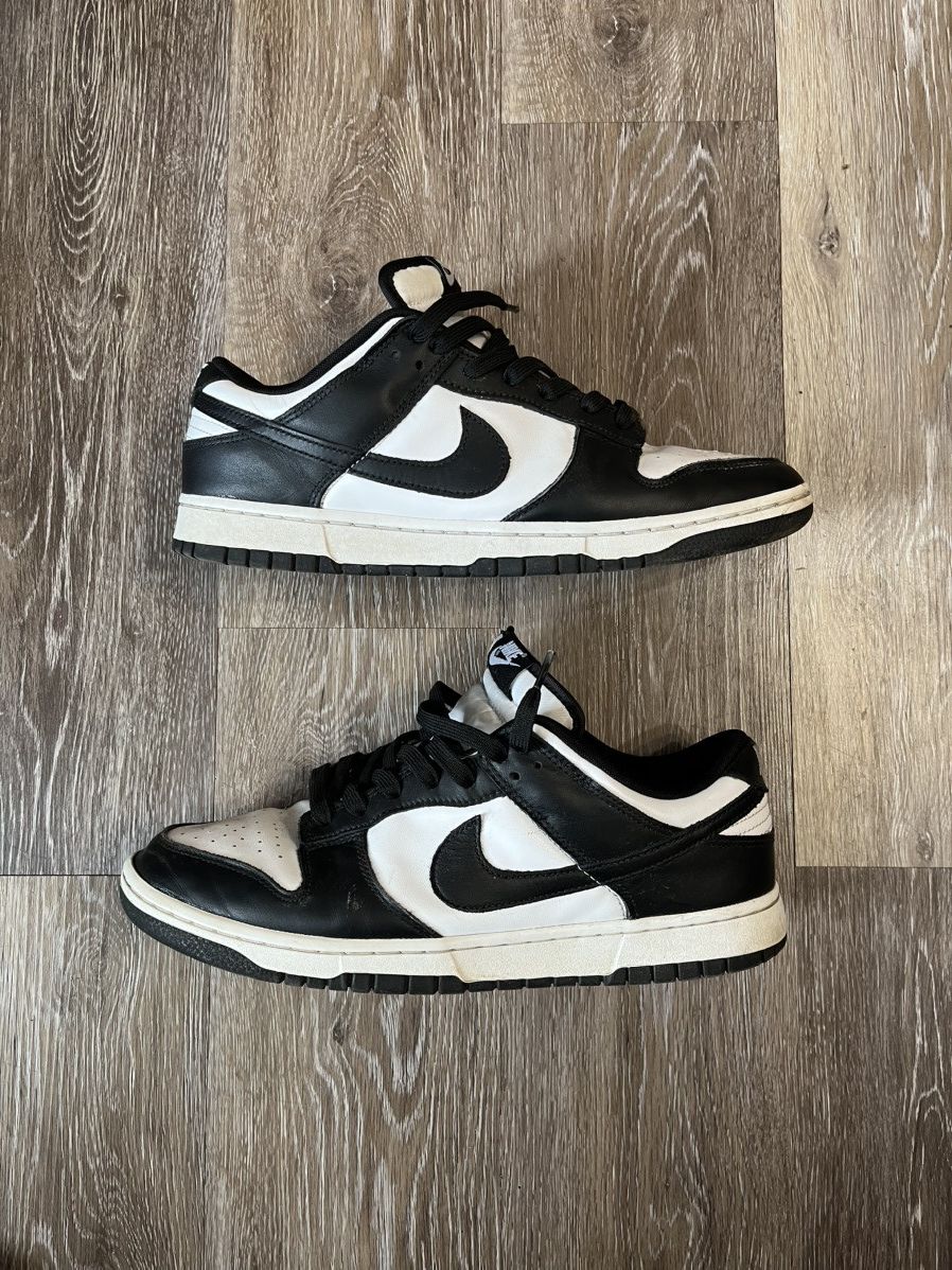 Nike Nike Dunks Black/White Panda With Box Size US 11.5 / EU 44-45 - 1 Thumbnail