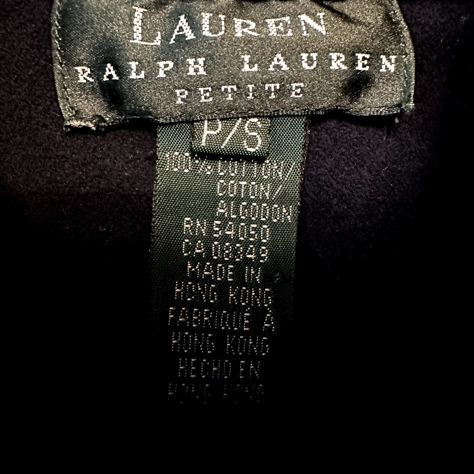 Lauren Ralph Lauren Lauren Ralph Lauren Overshirt Jacket Full Zip Up Navy P/S Size S / US 4 / IT 40 - 3 Thumbnail