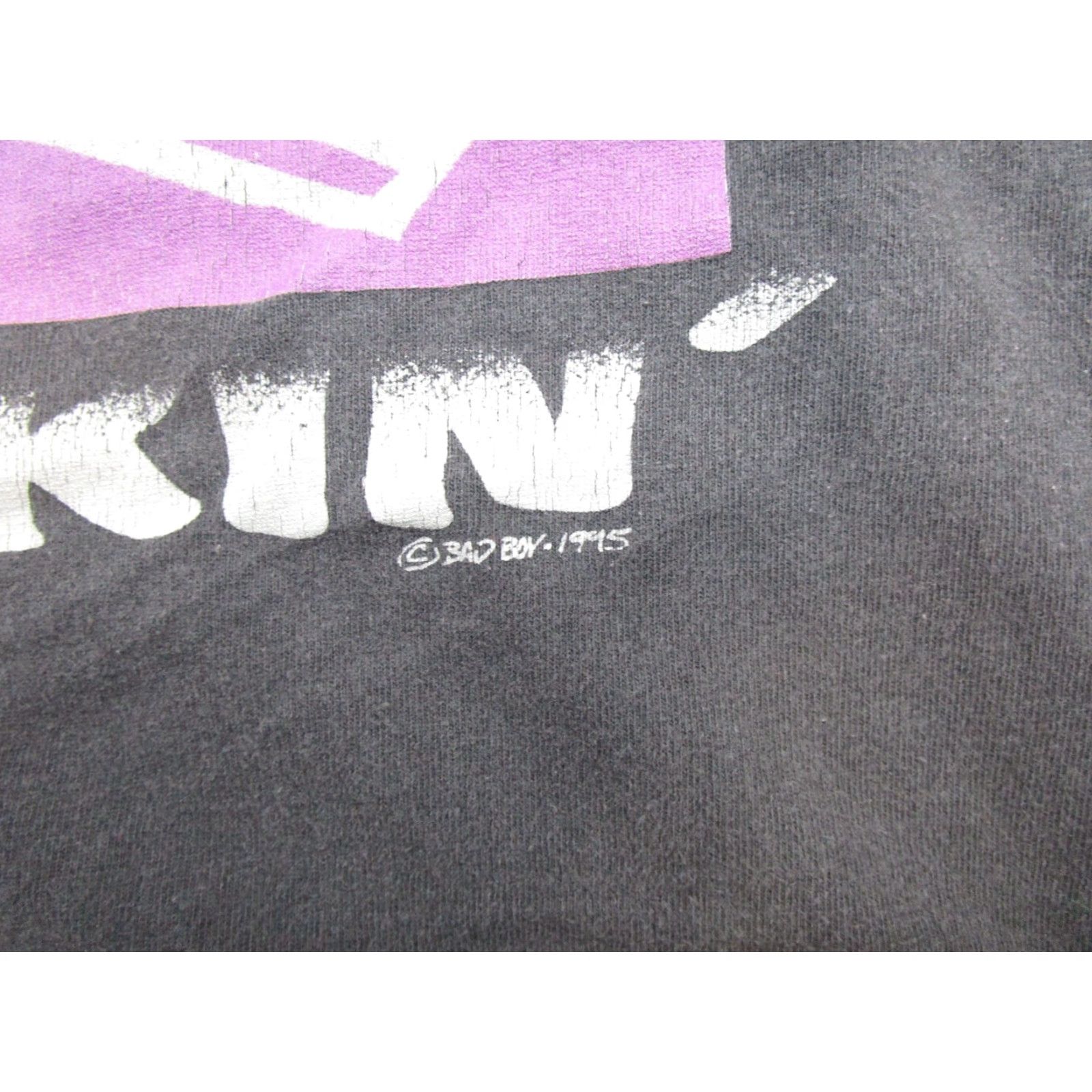 Vintage VINTAGE Bad Boy 90s Smokin Smoking T-Shirt Casual Grunge 1990s Crew Neck Short Sleeve Men Black L Boys Mens Clothing Shirt Wordings: READ Size US L / EU 52-54 / 3 - 2 Thumbnail