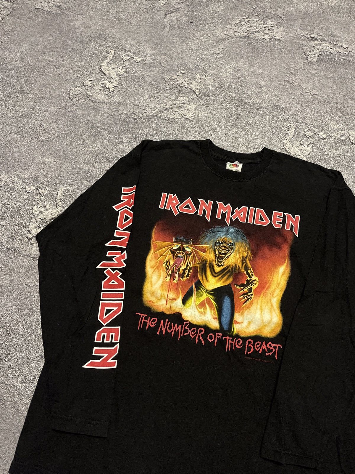 Band Tees × Vintage Vintage 2005 Iron Maiden T shirt Long Sleeve Size US M / EU 48-50 / 2 - 2 Thumbnail