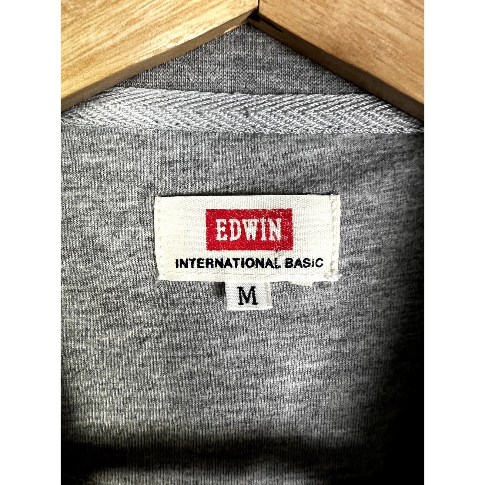 Edwin Men's Edwin Japan Long Sleeve Gray Logo T-Shirt - Size M Size US M / EU 48-50 / 2 - 3 Thumbnail