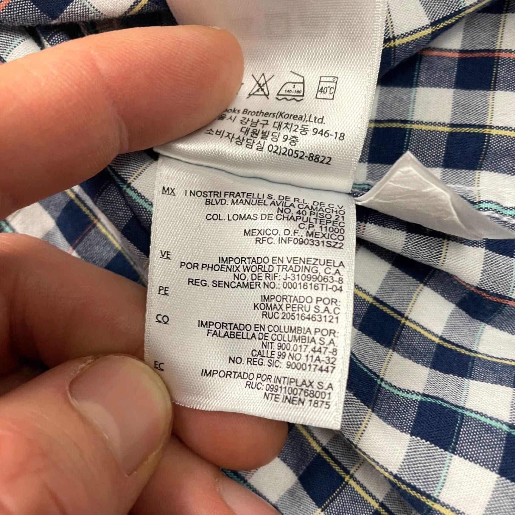 Brooks Brothers VINTAGE? No — Brooks Brothers Button-Down Shirt Mens M Blue Plaid Cotton Long Sleeve Classic Casual Shirt Mens Medium Blue Plaid Size US M / EU 48-50 / 2 - 6 Thumbnail