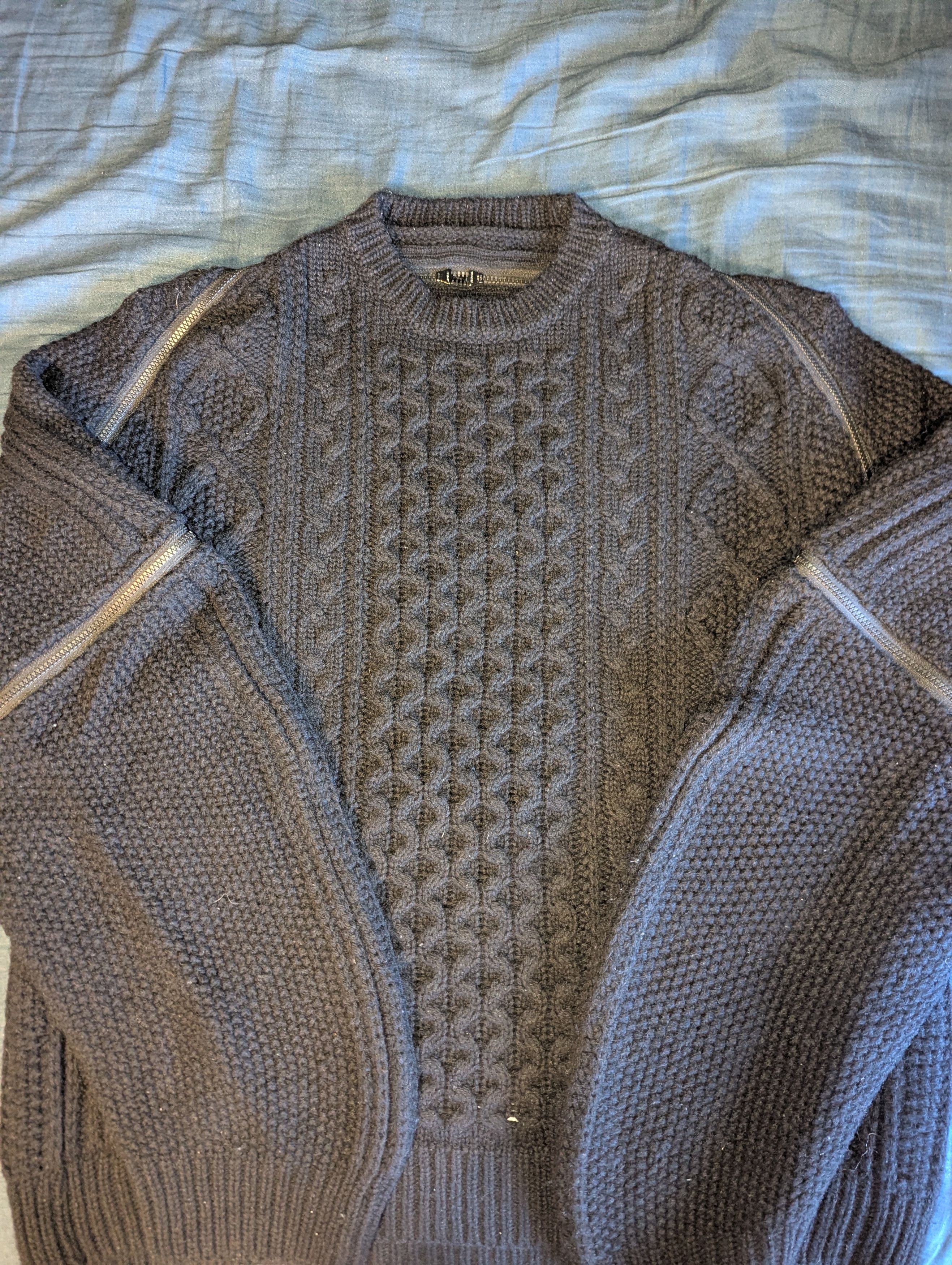 Takahiromiyashita The Soloist. TAKAHIROMIYASHITA THESOLOIST. Zipped Balloon Knit Sweater Size US M / EU 48-50 / 2 - 9 Thumbnail