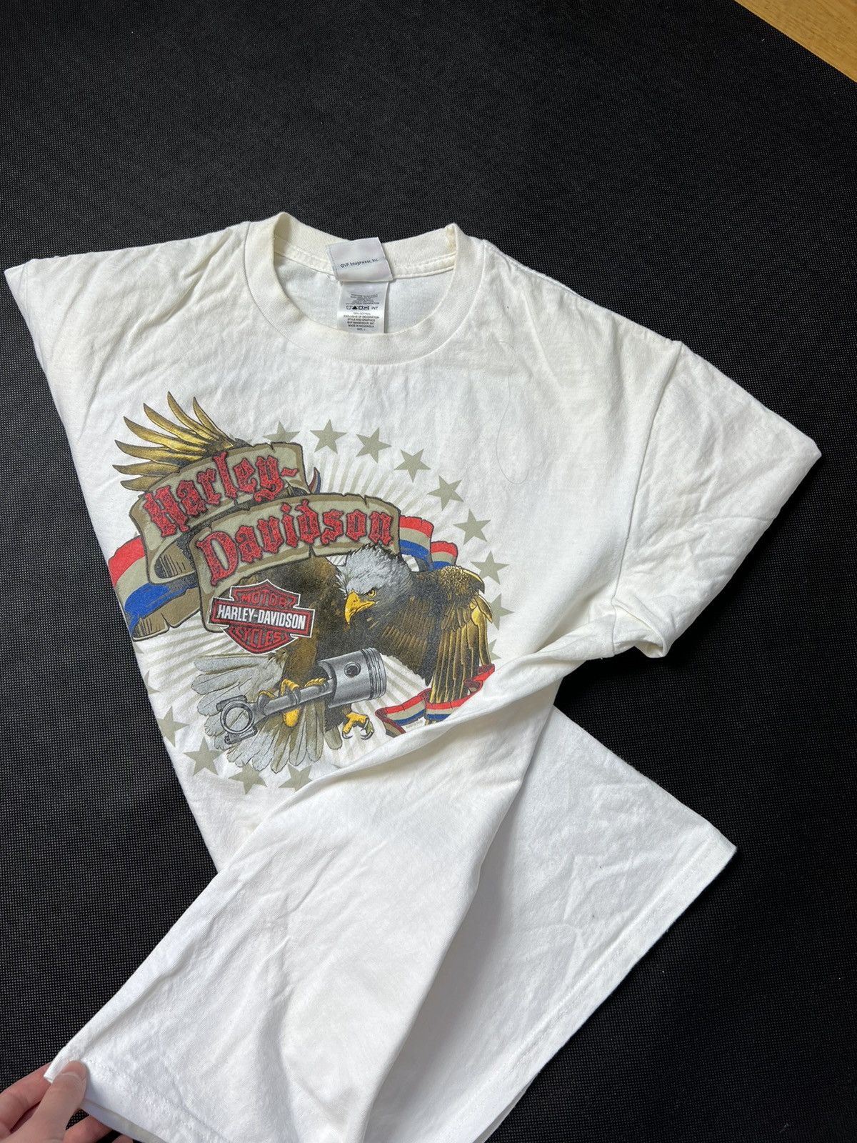 Harley Davidson × Vintage Tshirt Harley Davidson Motor Cycles Dubai 2008 Vintage Size US L / EU 52-54 / 3 - 3 Thumbnail