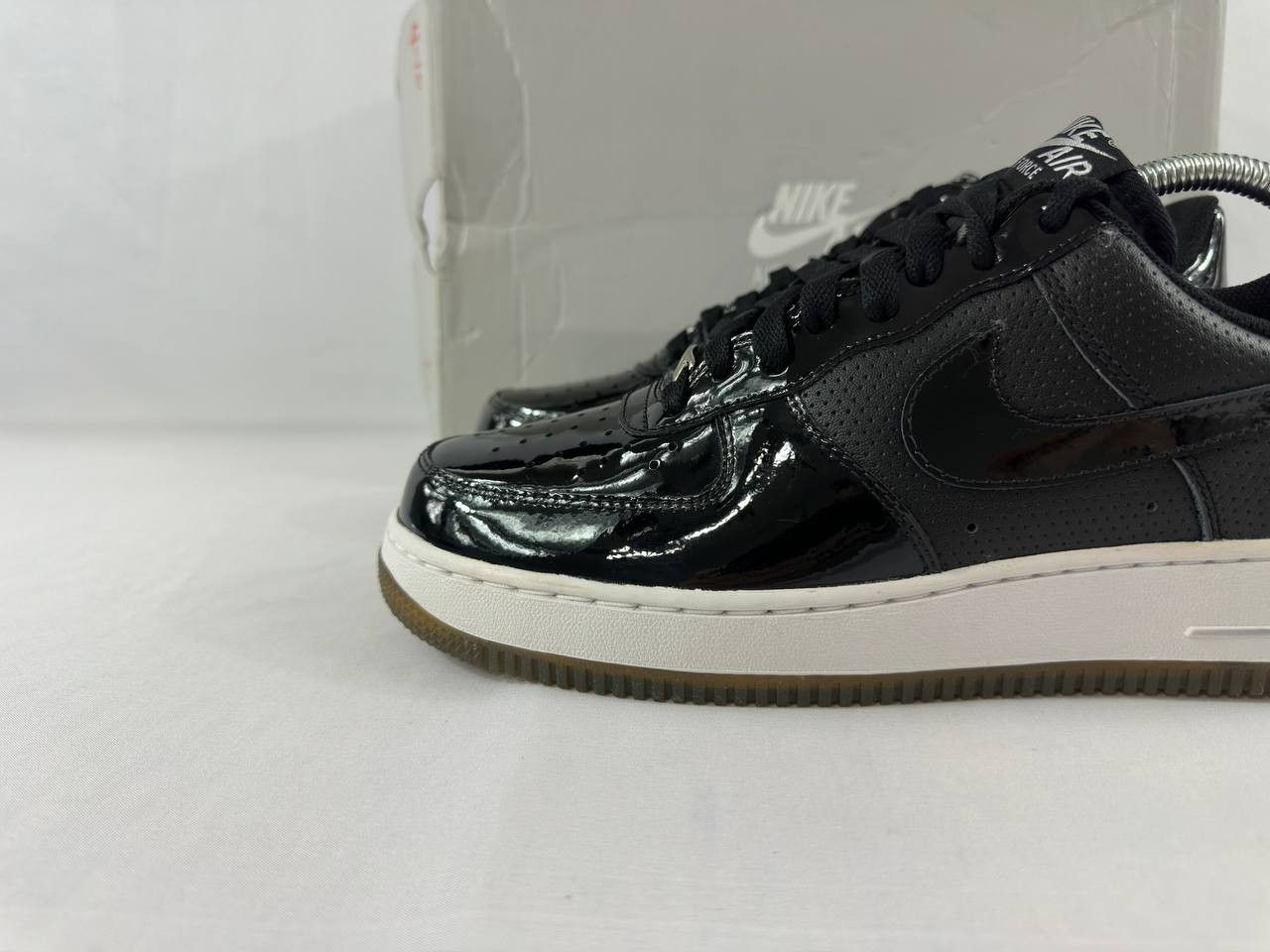 Nike Nike Air Force 1 '07 'Black Silver' 2010 Size US 7.5 / EU 40-41 - 10 Thumbnail