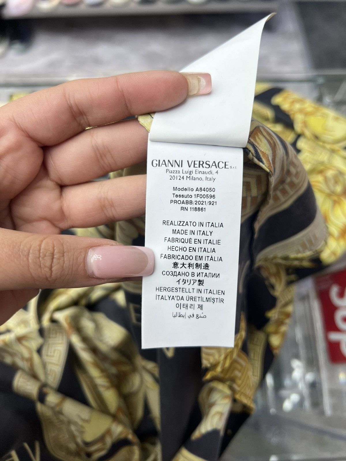 Versace Versace Madusa Print Long Sleeve Button Up Size US XS / EU 42 / 0 - 9 Thumbnail