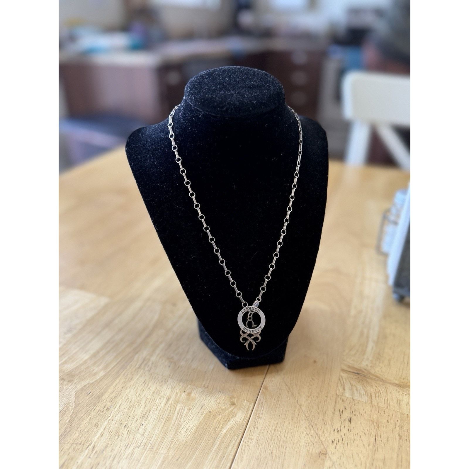 Other Women’s Sterling Silver Chain & Floating Charm Necklace Size ONE SIZE - 2 Thumbnail