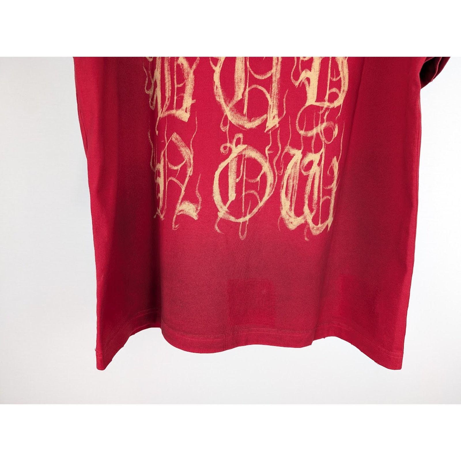 Balenciaga o1rshd1 Heavy Metal Short Sleeve T-Shirt in Red Size US S / EU 44-46 / 1 - 13 Thumbnail