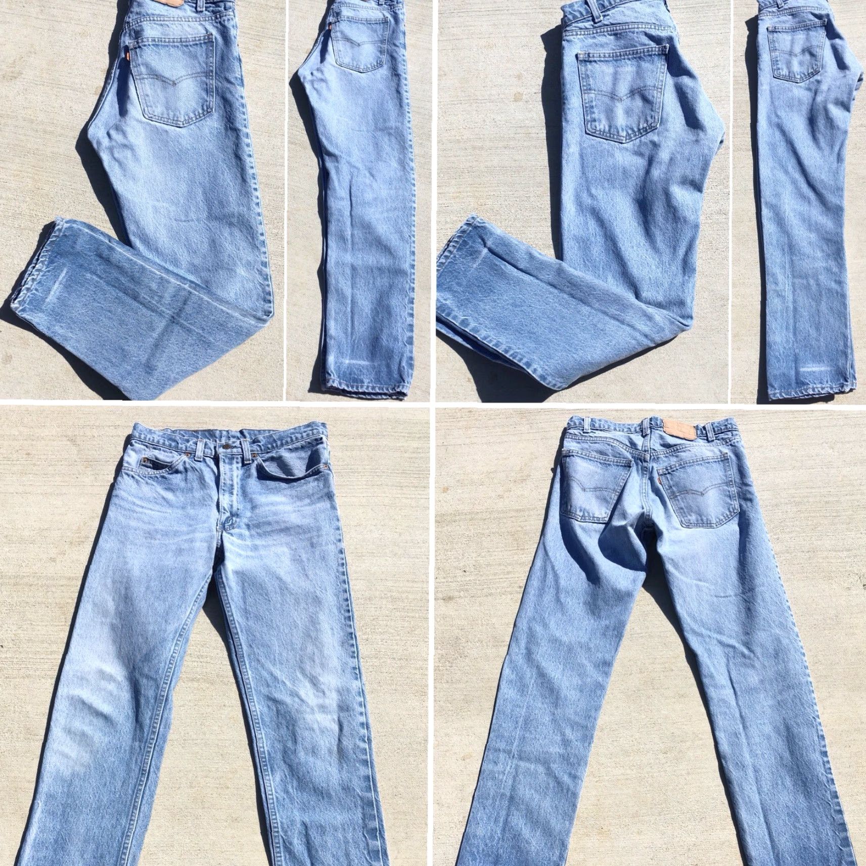 Vintage VINTAGE Levi’s Orange Tab Jeans Distressed From Wear 31 x 31 Denim Blue 1970s Womens Men’s? Size US 31 - 3 Thumbnail