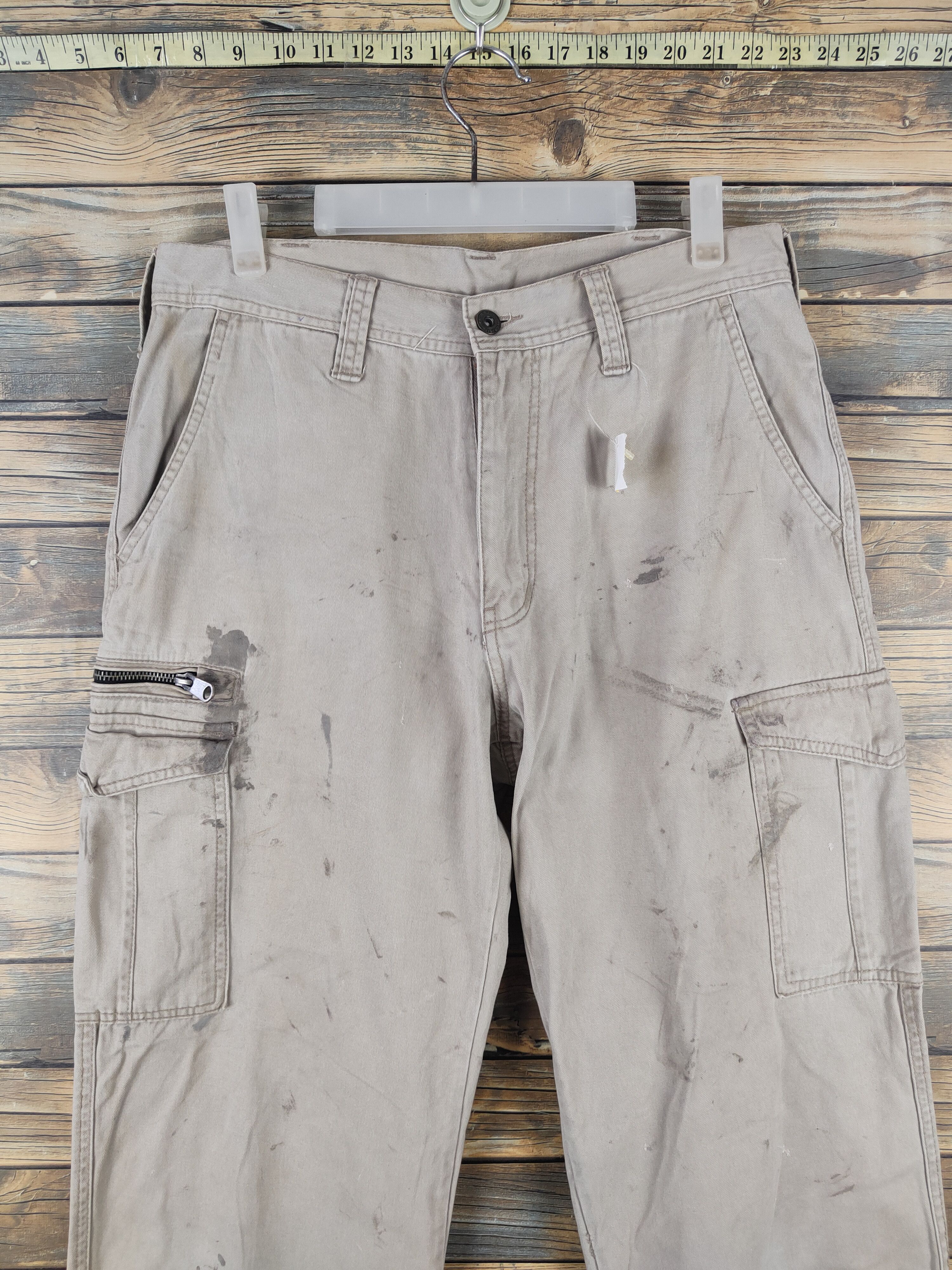 Japanese Brand DL Evenriver Gray Multipocket Cargo Pants #sp46-262T Size US 32 / EU 48 - 2 Thumbnail